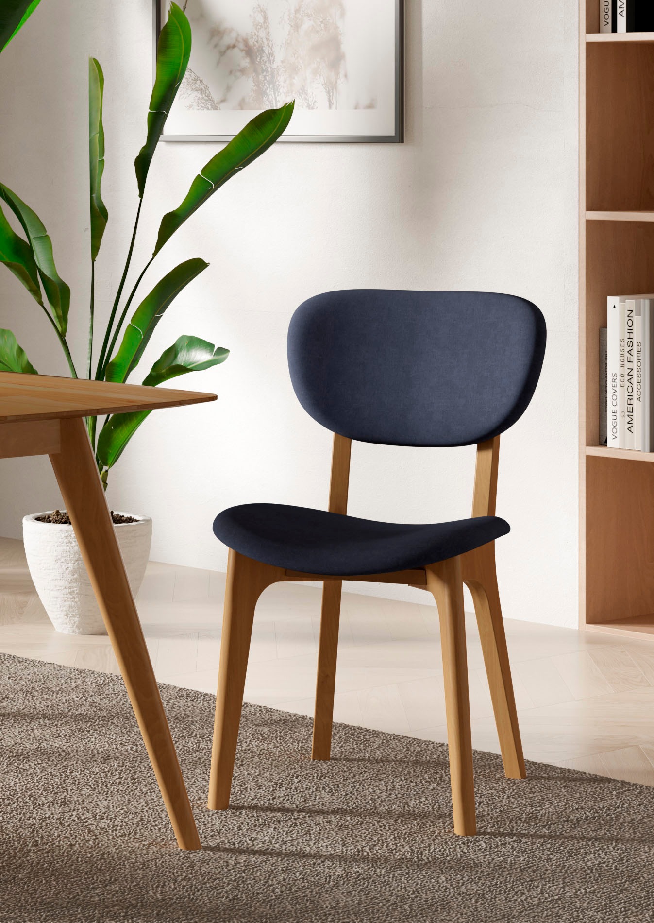 INOSIGN Stuhl "COZY Made in Italy" (Set) 2 Stk.Gestell in Buche, Kirsch- od günstig online kaufen