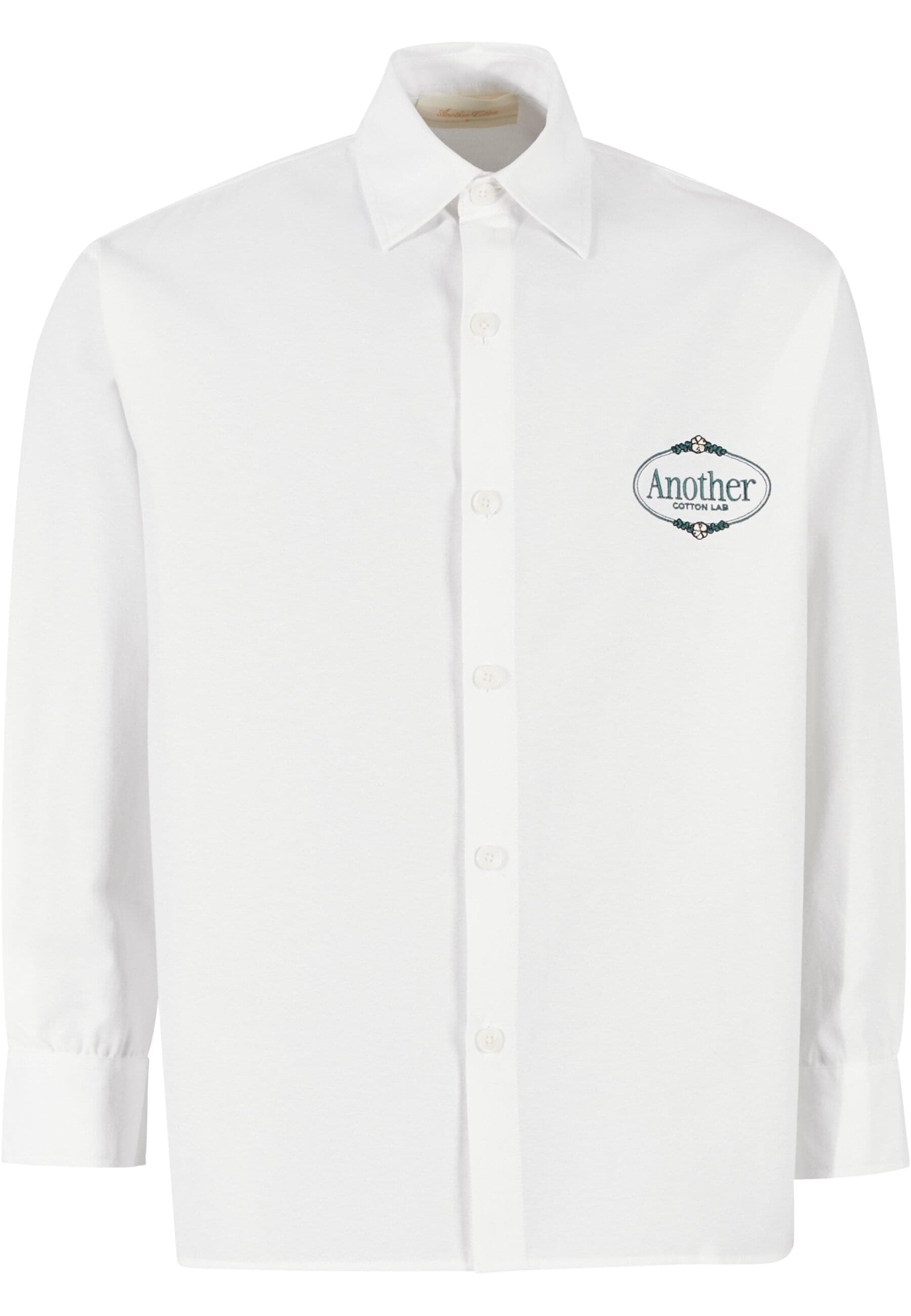 Another Cotton Lab Langarmhemd "Another Cotton Lab Logo Button Down Shirt", günstig online kaufen