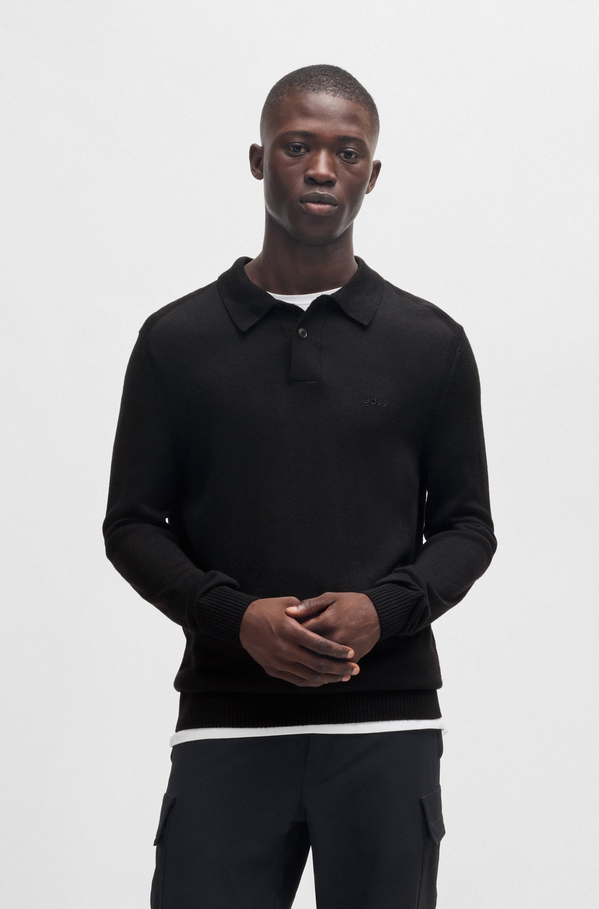 BOSS ORANGE Strickpullover "Avac" mit Rundhalsausschnitt günstig online kaufen