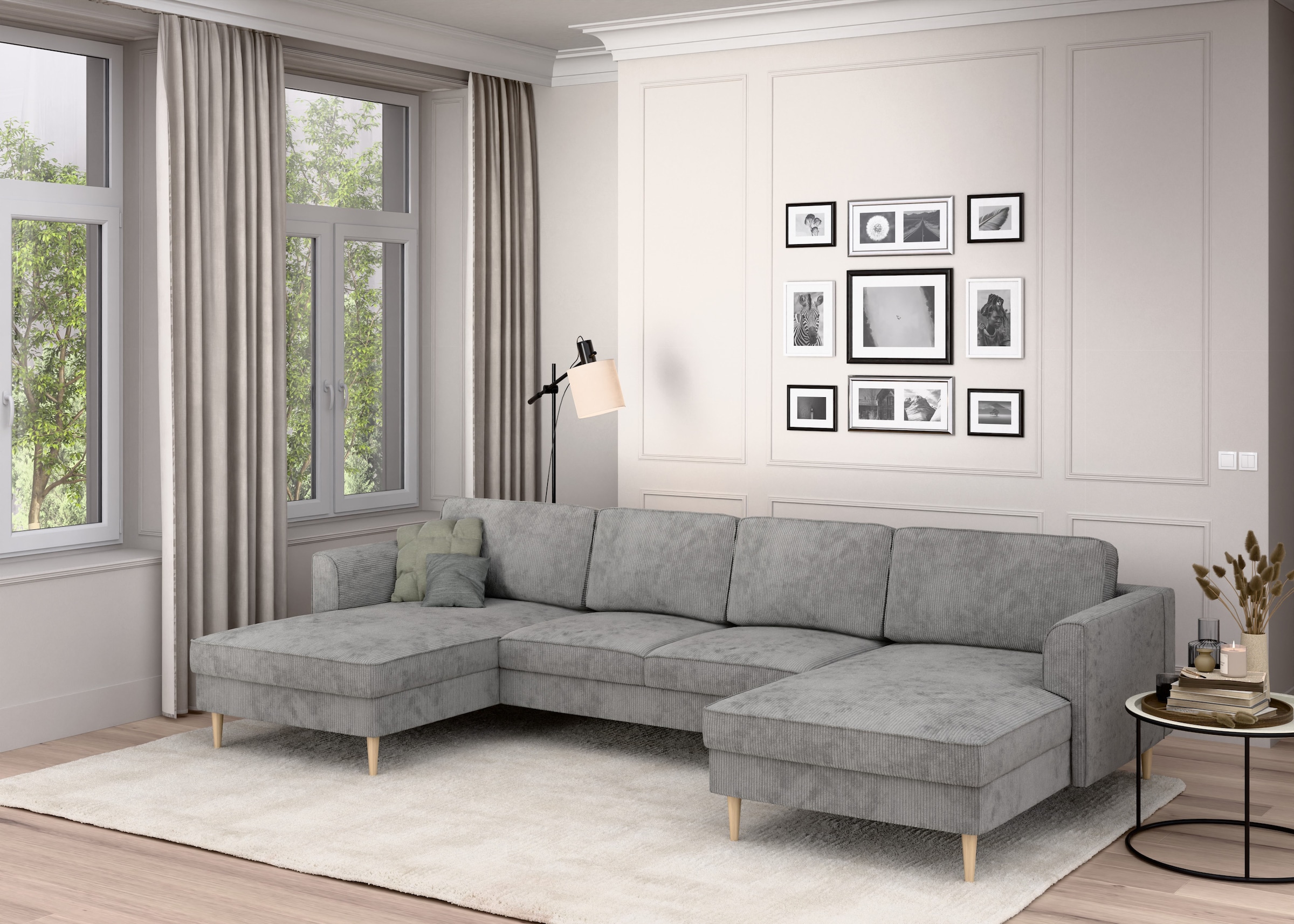 Home affaire Wohnlandschaft "Booster Couch wahlweise mit Schlaffunktion und günstig online kaufen