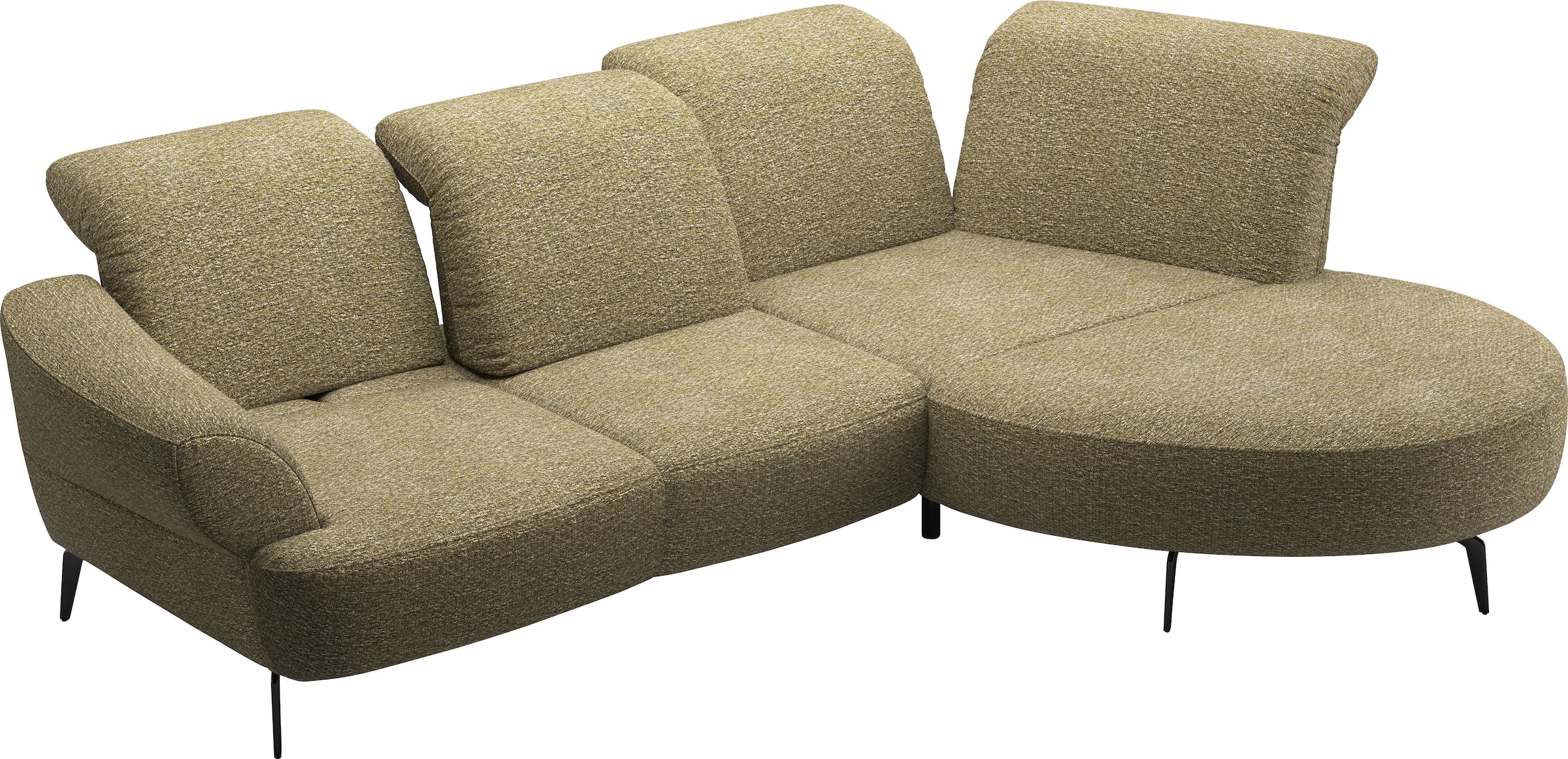 sit&more Ecksofa »Dance«, inkl.System Click&Seat und Sitztiefenverstellung