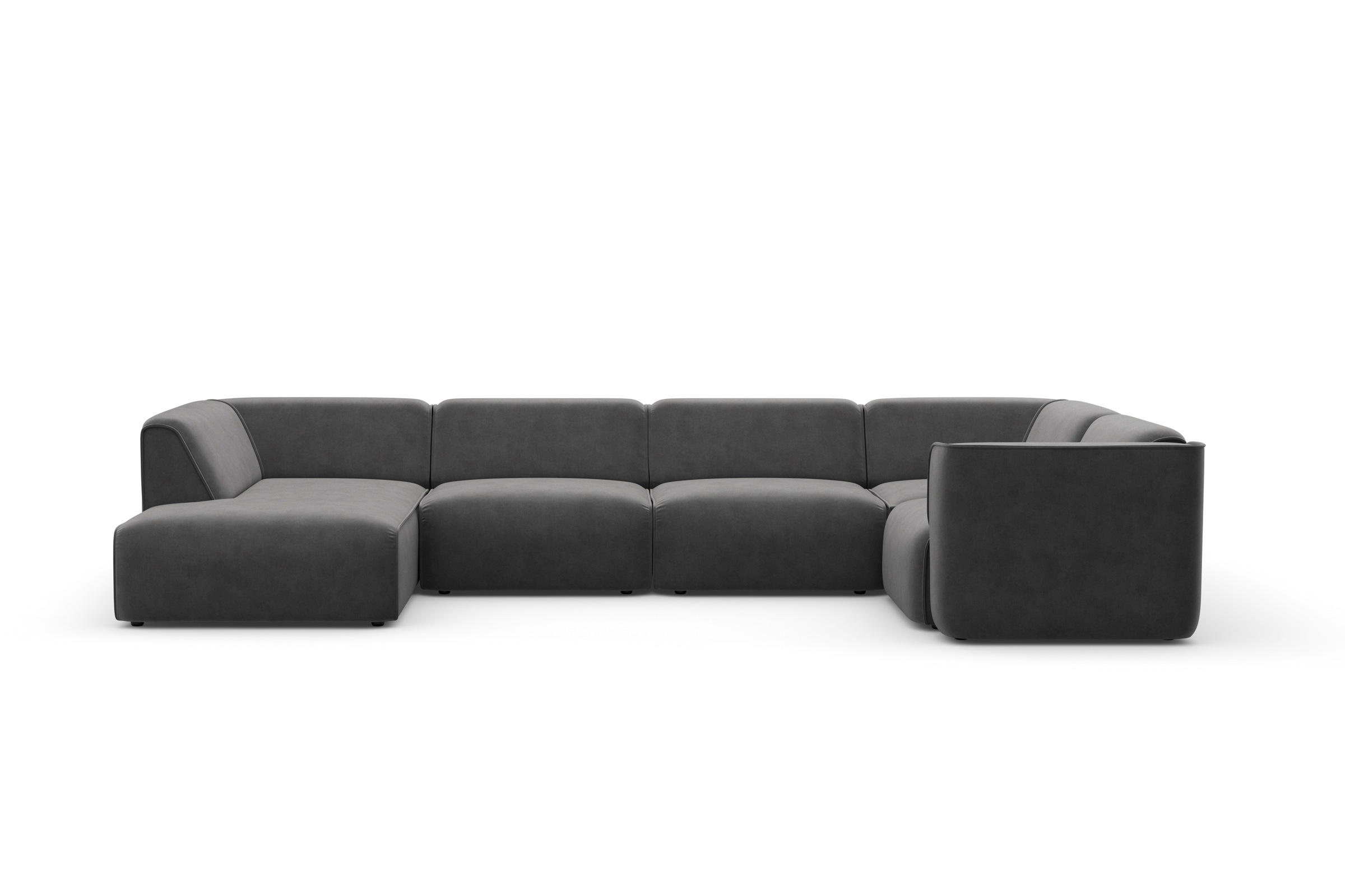 OTTO home Wohnlandschaft "Merid U-Form, B: 367 cm" als Modul oder separat v günstig online kaufen