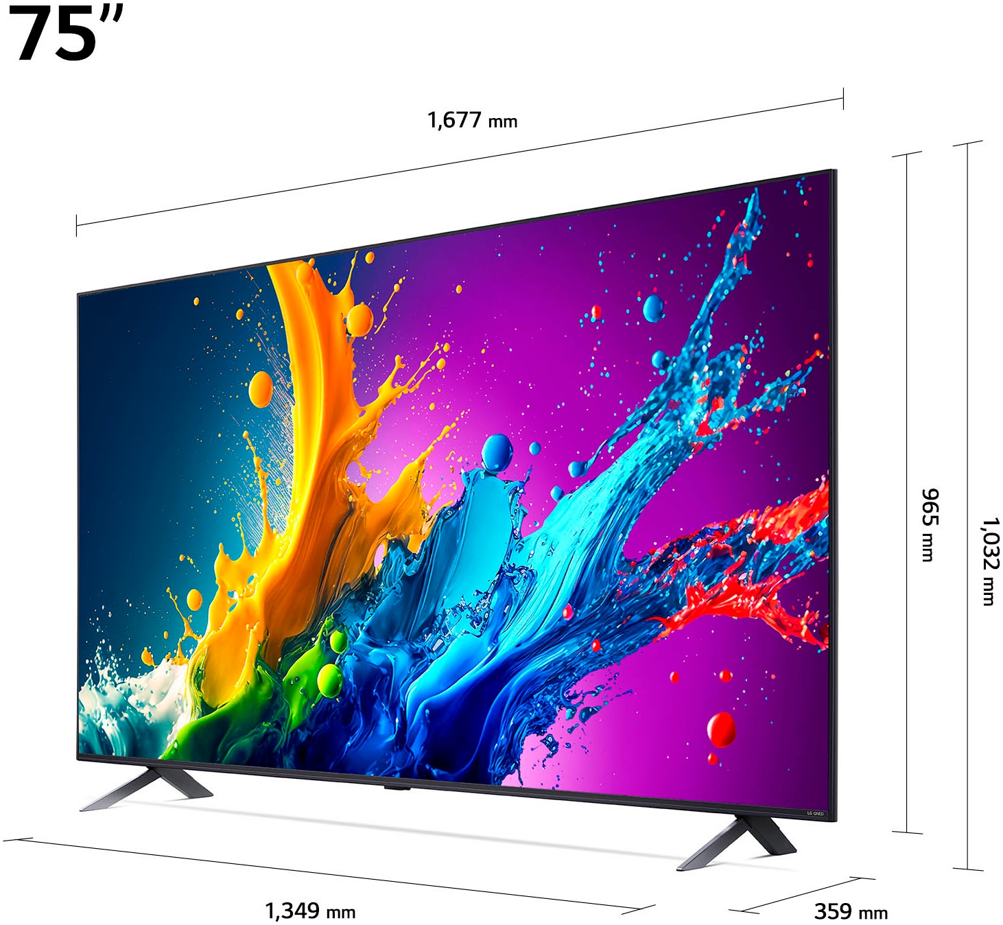 LG QNED-Fernseher, 189 cm/75 Zoll, 4K Ultra HD, Smart-TV