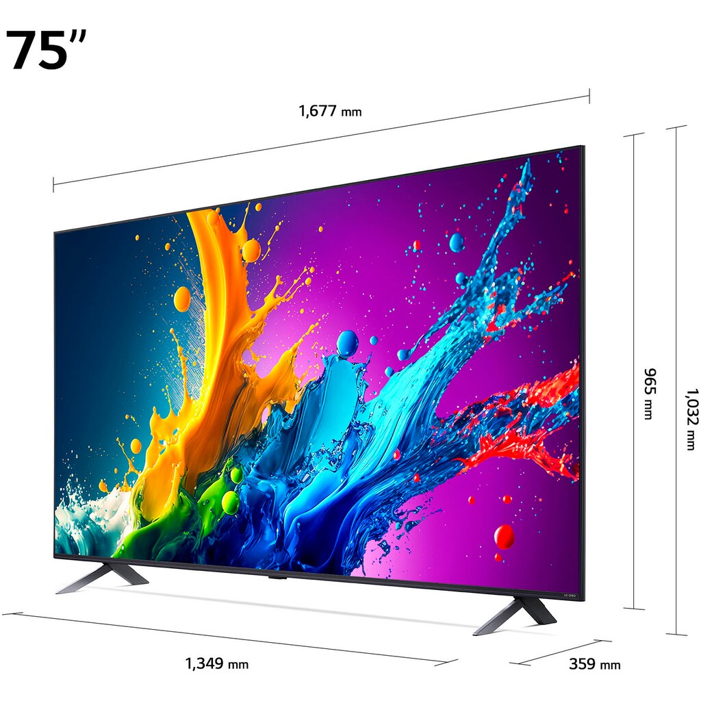 LG QNED-Fernseher »75QNED80T6A«, 189 cm/75 Zoll, 4K Ultra HD, Smart-TV