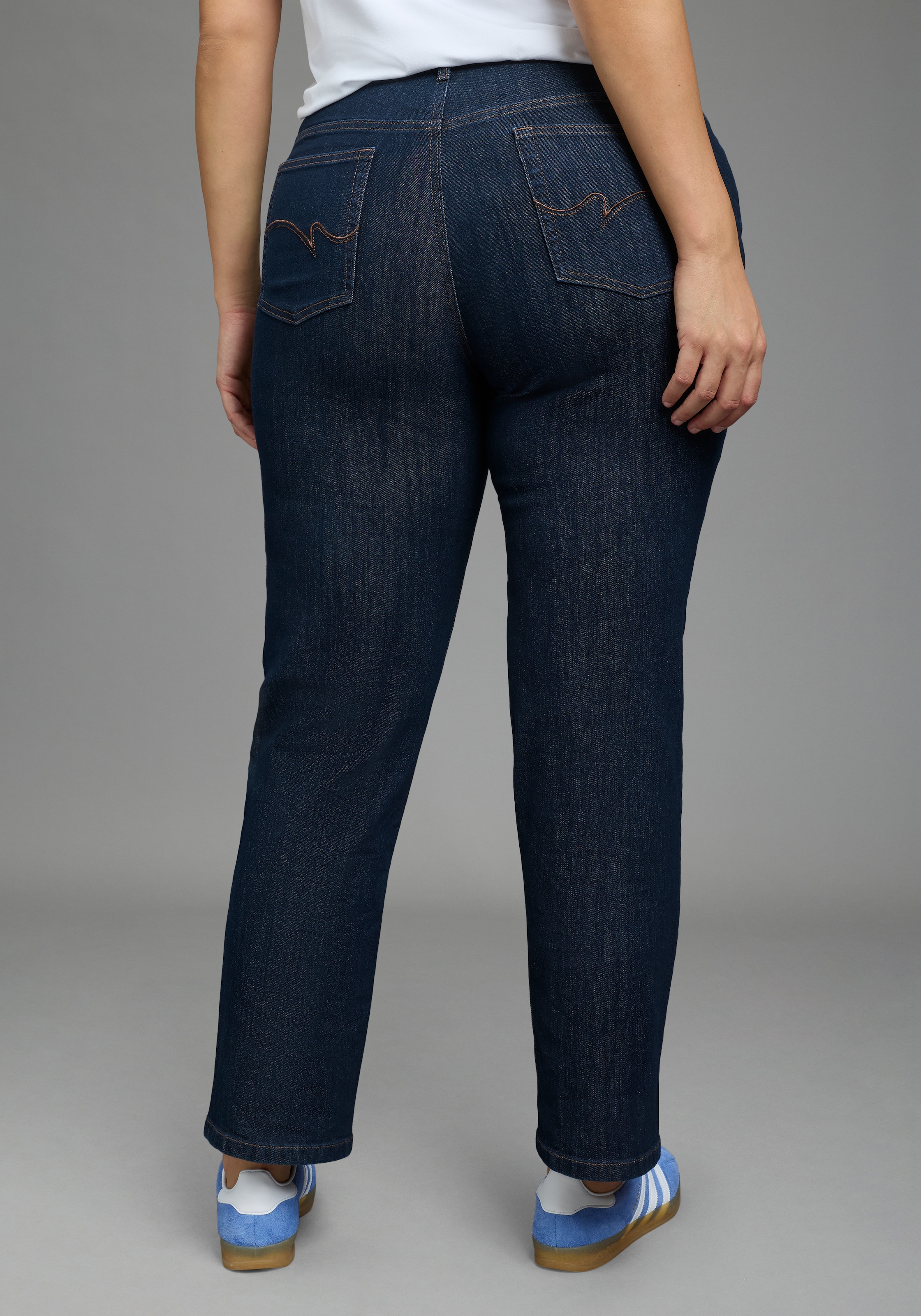 Laura Scott CURVE »Große Größen« Straight-Fit, gerader Beinverlauf, hohe Leibhöhe