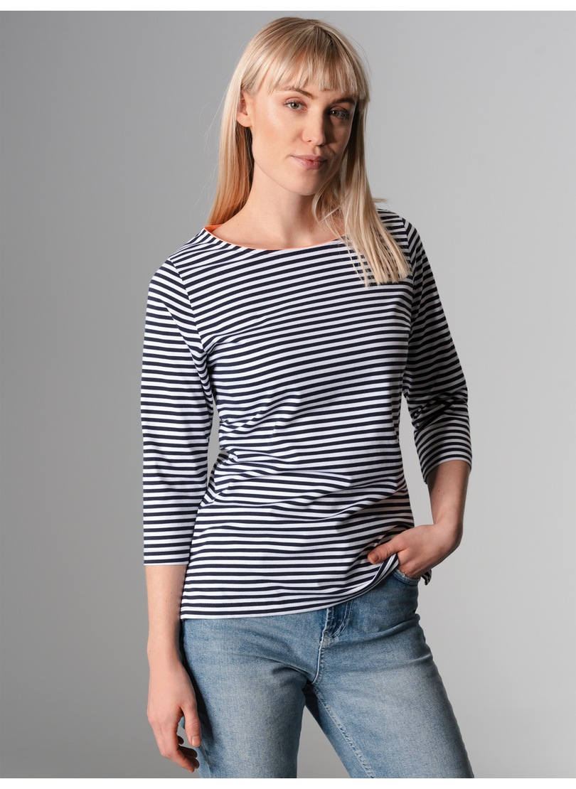 Thumbnail - Trigema Longsleeve "TRIGEMA Shirt aus 100% Baumwolle mit 3/4-Arm" 1 Stk. tlg.