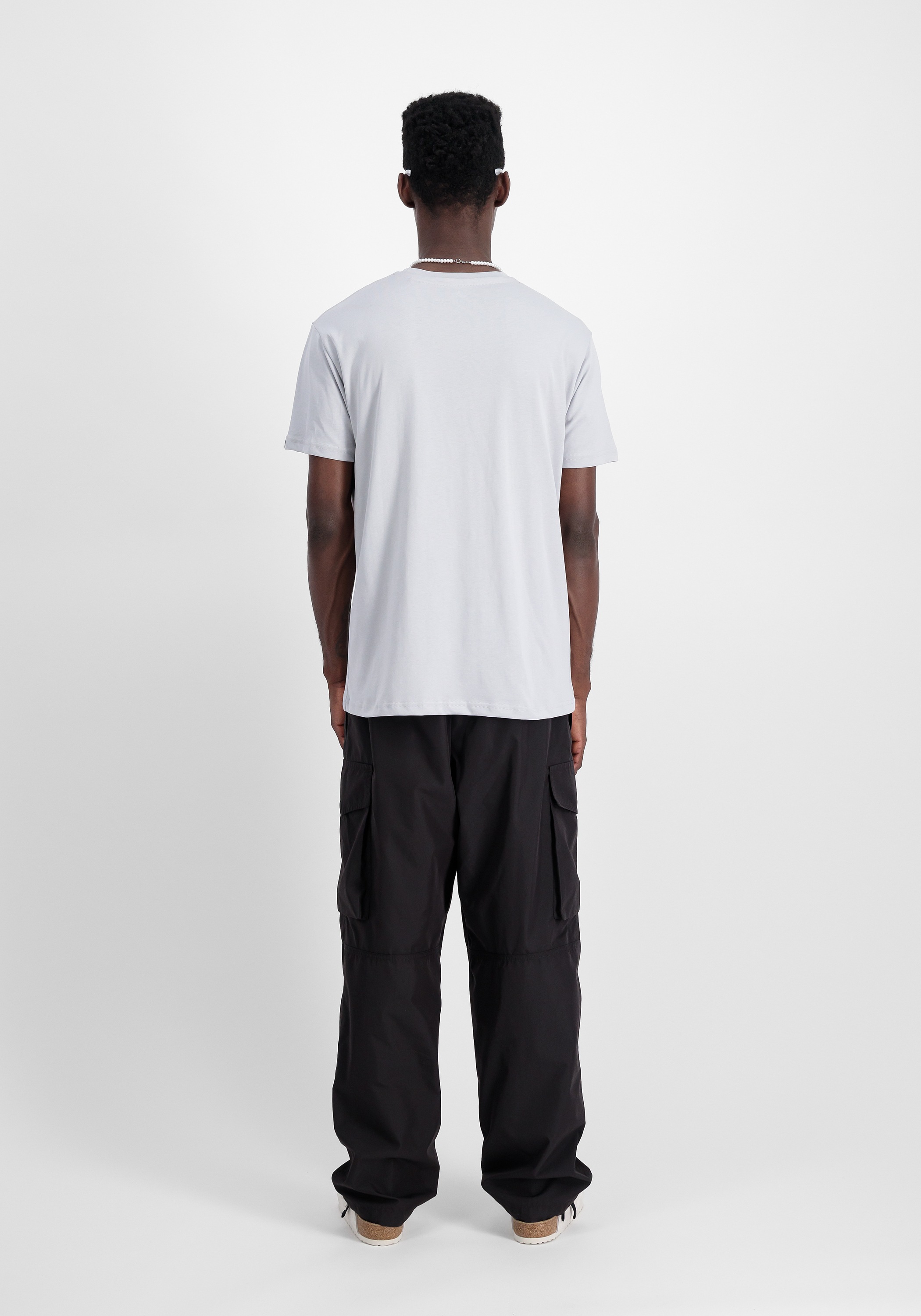 Alpha Industries T-Shirt »Alpha Industries Men - T-Shirts Satin Logo T-Shirt«