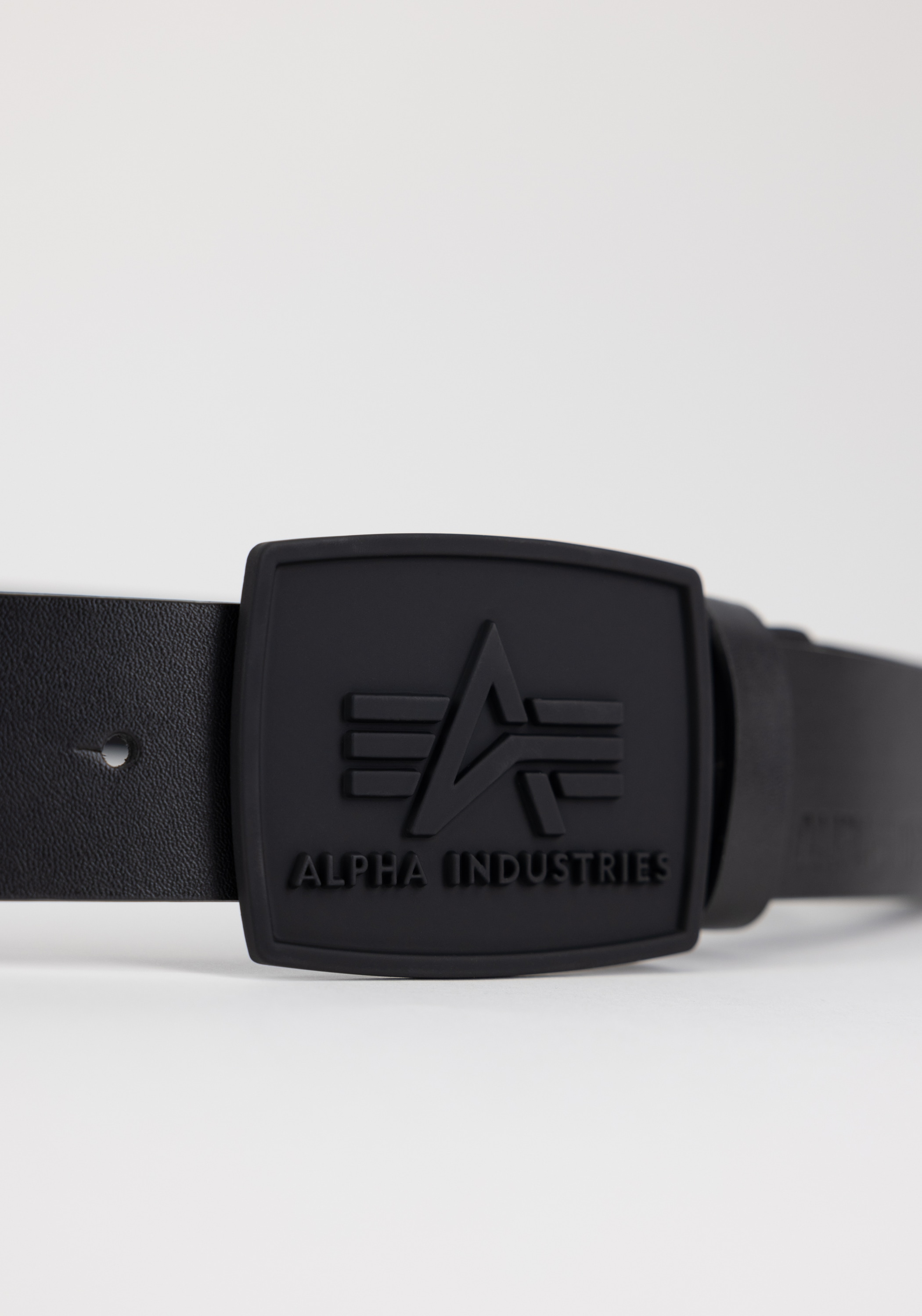 Alpha Industries Ledergürtel All Black | Industries bestellen - BAUR Accessoires Belts »Alpha Belt«