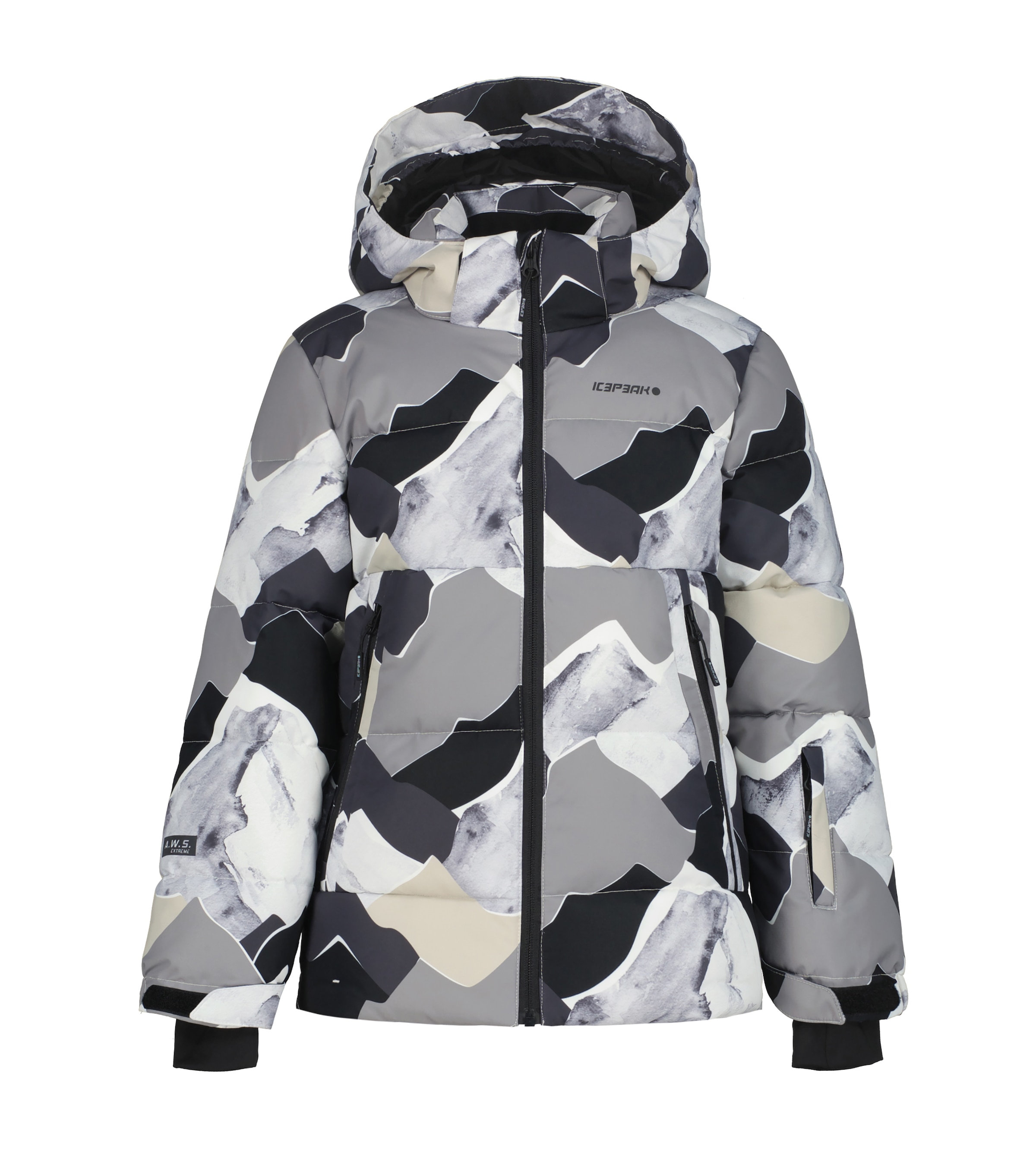Icepeak Skijacke "ICEPEAK LAAGE JR" mit festem Schneefang, wasserdicht, atmungsaktiv