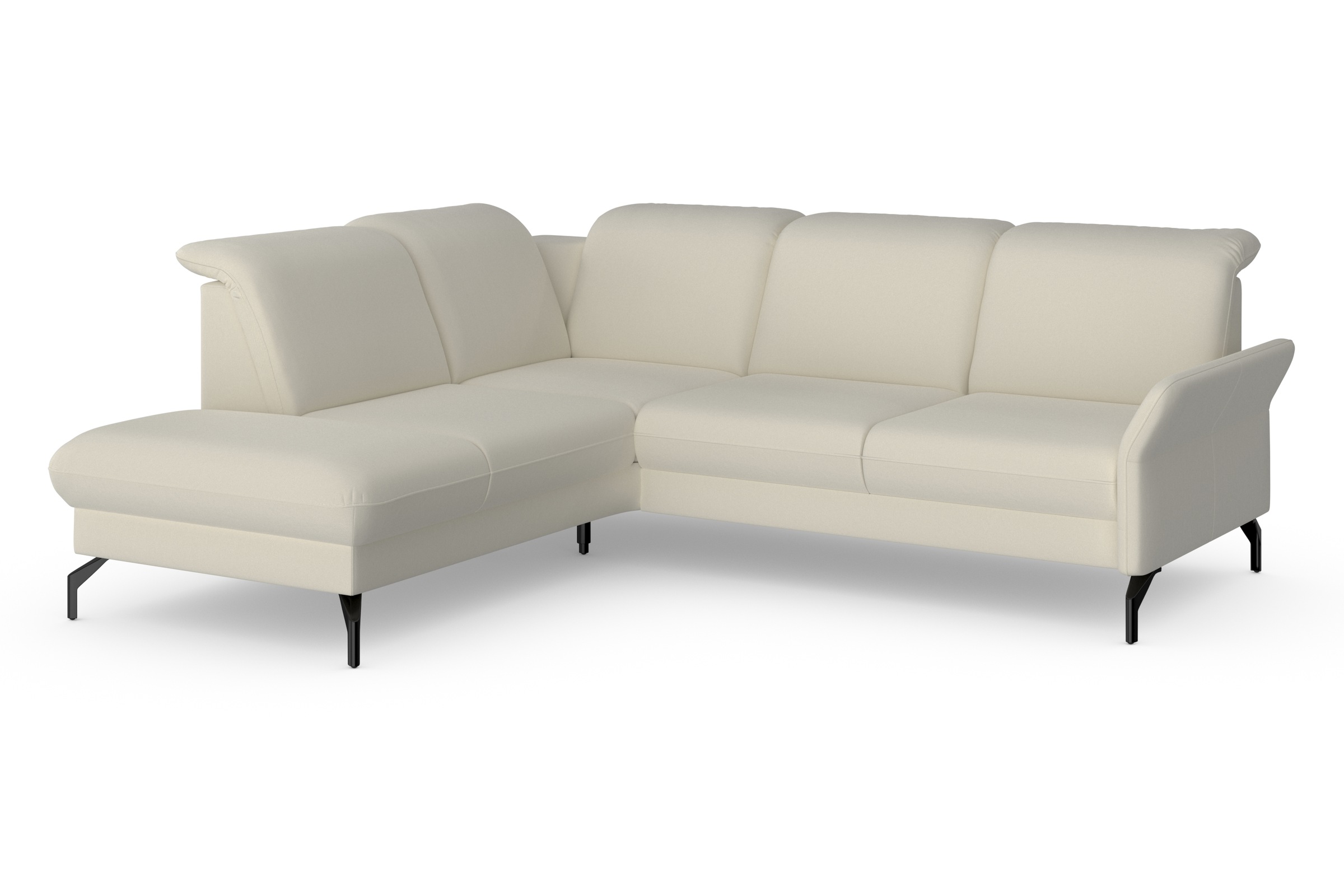 Ecksofa SIT & MORE "Fashion L-Form", beige (creme), B:250cm H:84cm T:207cm, Sofas, Ecksofa, wahlweise mit Kopfteilverstellung und Vorziehsitz, motorisch 9