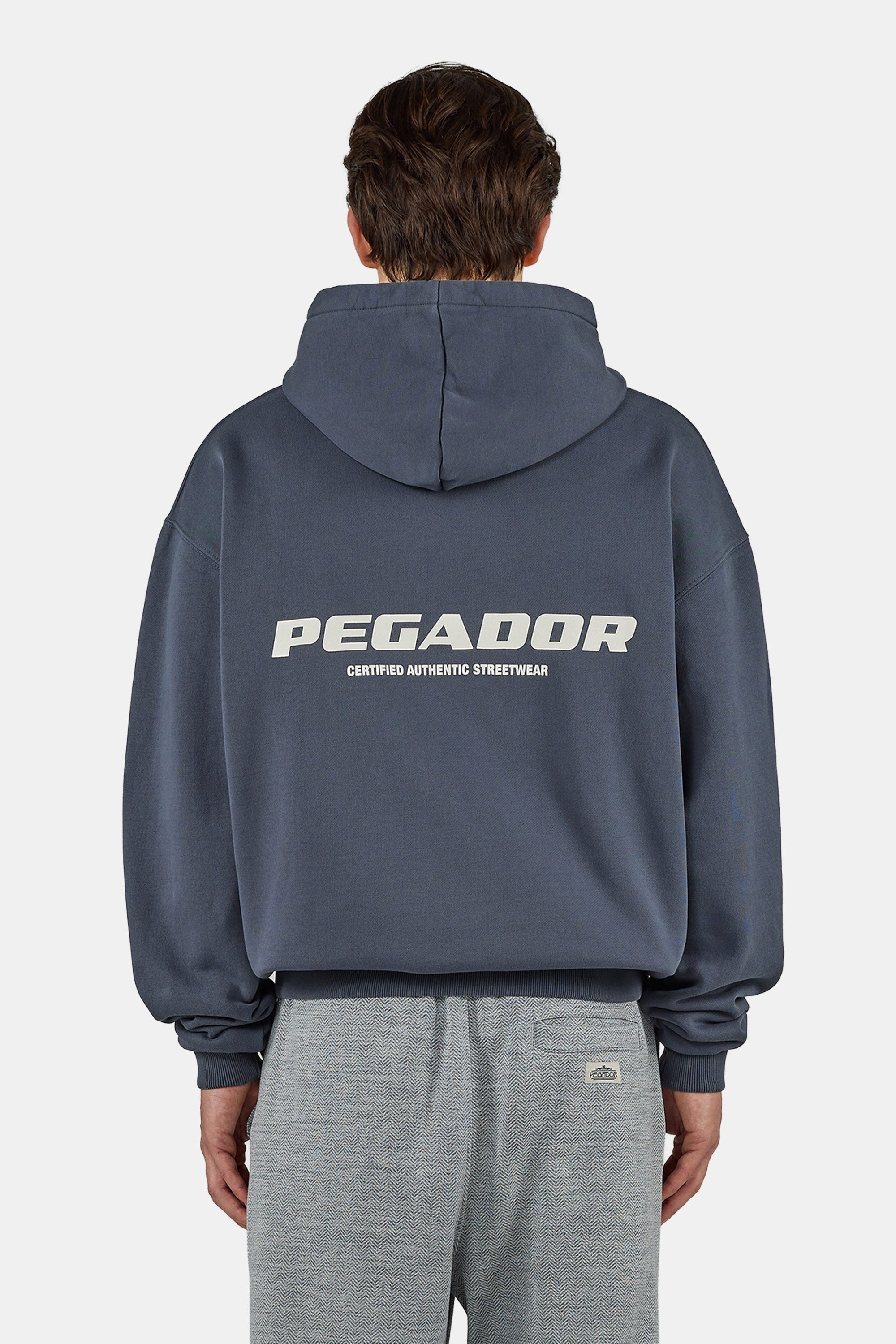 PEGADOR Kapuzensweatjacke »Colne Logo Oversized Sweat Jacket« Baumwollmischung, oversize