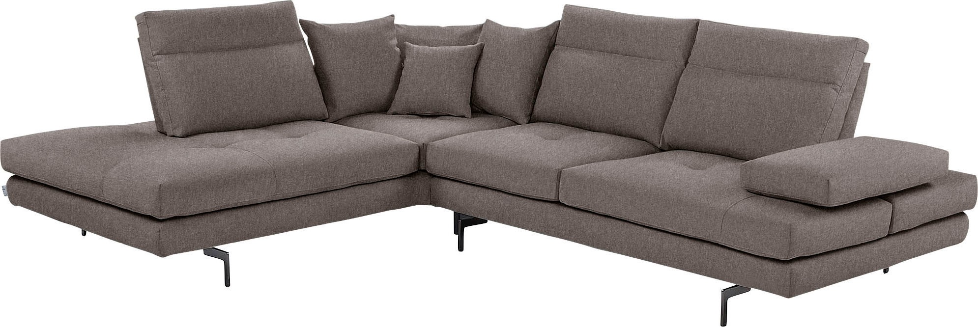 CALIA ITALIA Ecksofa "Toby Wing, B/T: 288/232 cm, Designsofa, Premium Sitzk günstig online kaufen