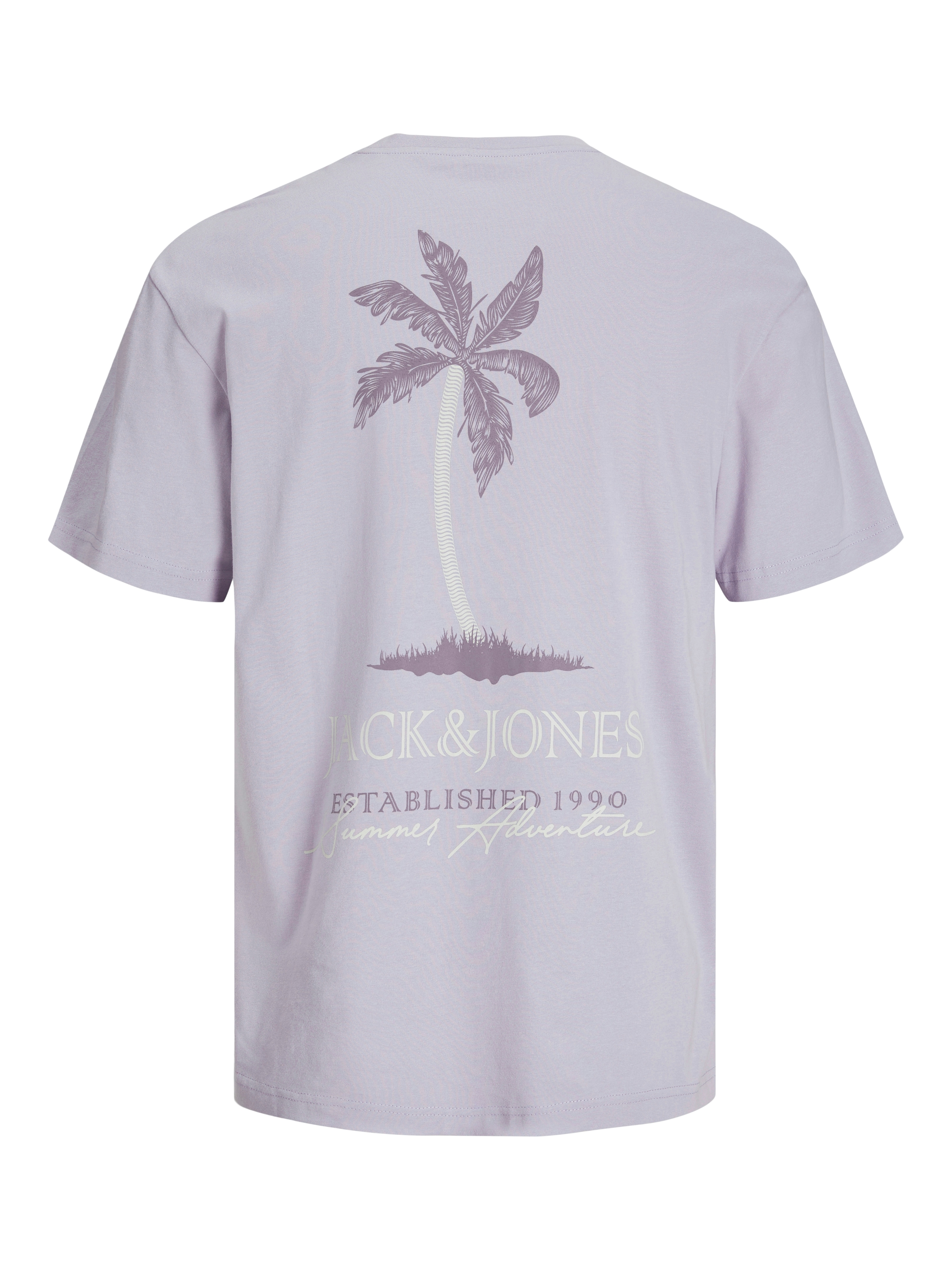 Jack & Jones Rundhalsshirt »JJSUMMER VIBES TEE SS CREW NECK LN«
