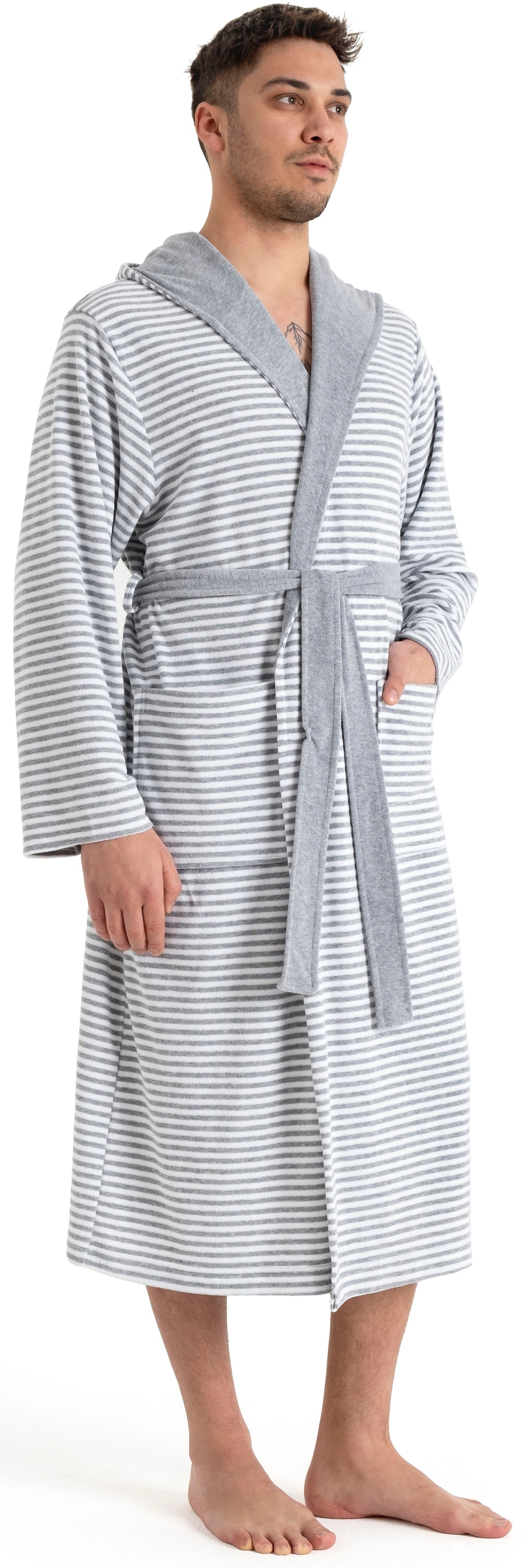 KangaROOS Herrenbademantel "Luana, ideal für Sauna & Spa, Hotelbademantel, günstig online kaufen