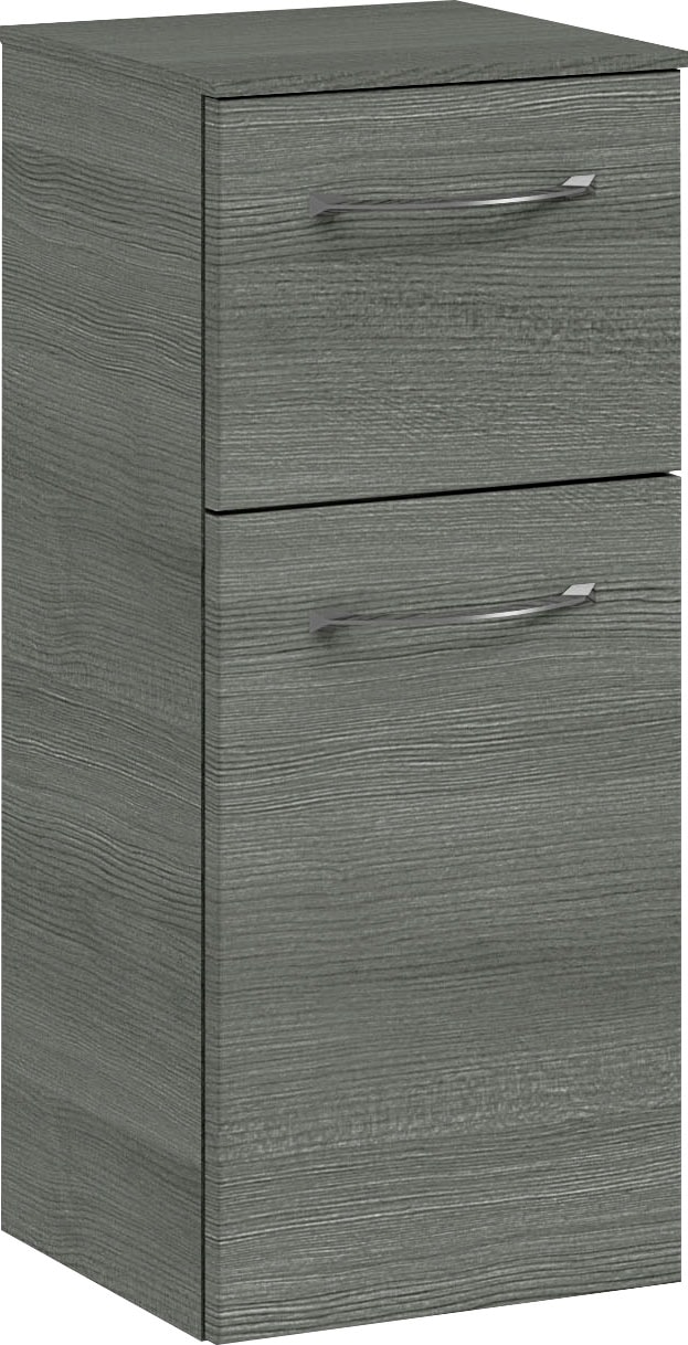 Saphir Badmöbel-Set »6005 Sprint 4-teilig, Keramik-Waschtisch mit LED-Spiegelschrank«, (5 St.), Unterschrank, Midischrank, inkl. Türdämpfer, 4 Türen, 5 Schubladen