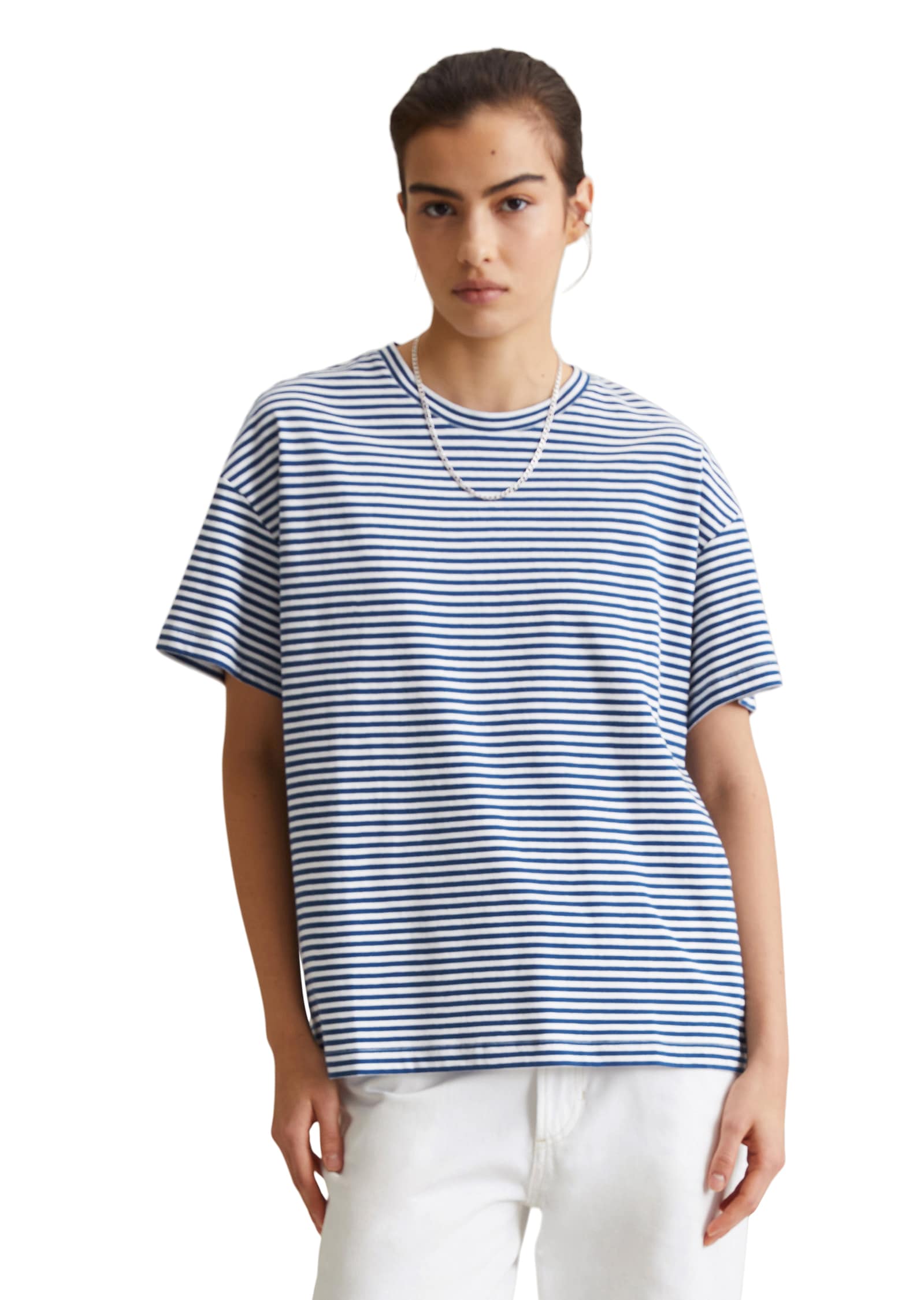 Marc OPolo DENIM T-Shirt, geringelt, Rundhals, relaxed fit günstig online kaufen