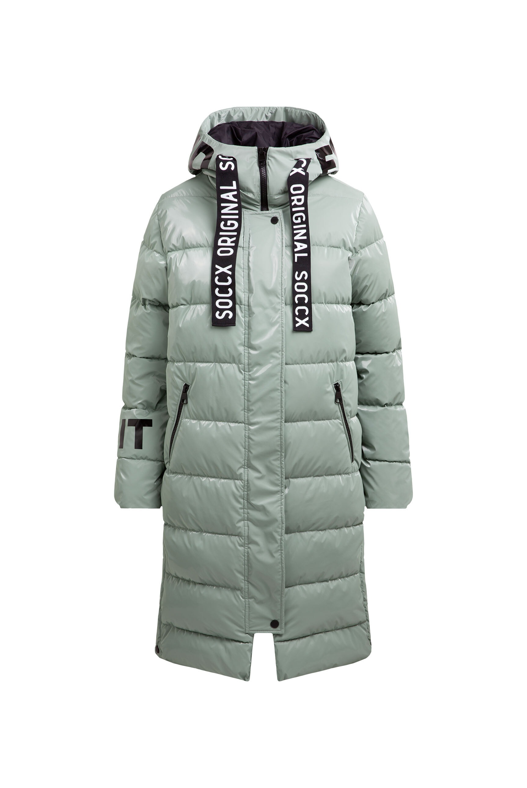 SOCCX Parka mit Kapuze mit Reißverschluss an den Einschubtaschen günstig online kaufen