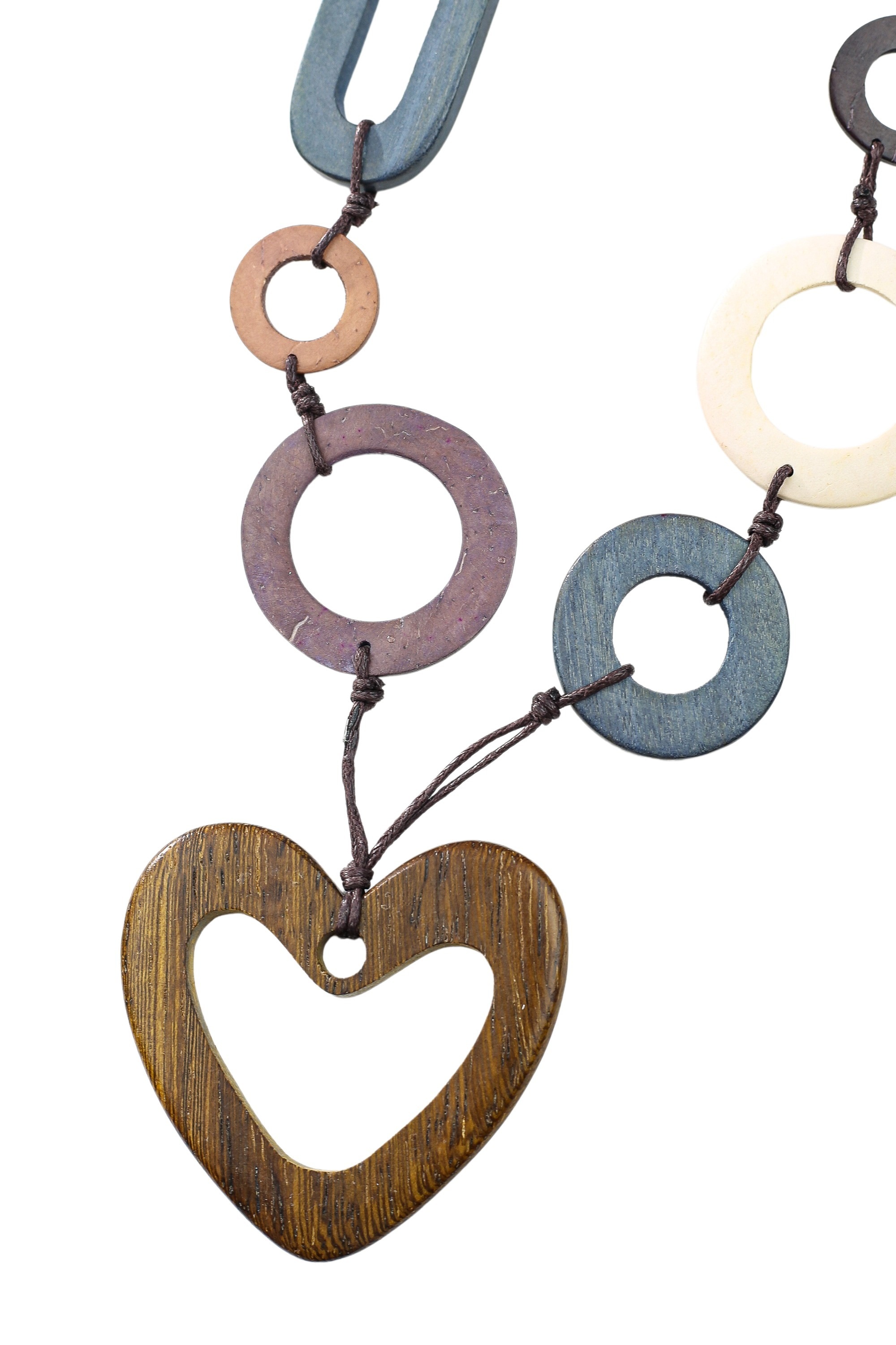 COLLEZIONE ALESSANDRO Lange Kette »Baguio«, aus echtem Holz