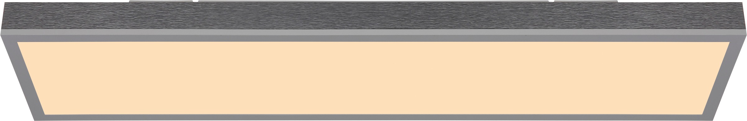 GLOBO LIGHTING Deckenleuchte "DORO", H: 6,5cm, 1 Stk.silberfarben, Wohnzimmer, Leuchten, Deckenlampe Wohnzimmer-Leuchte Schlafzimmer-Leuchte Flur