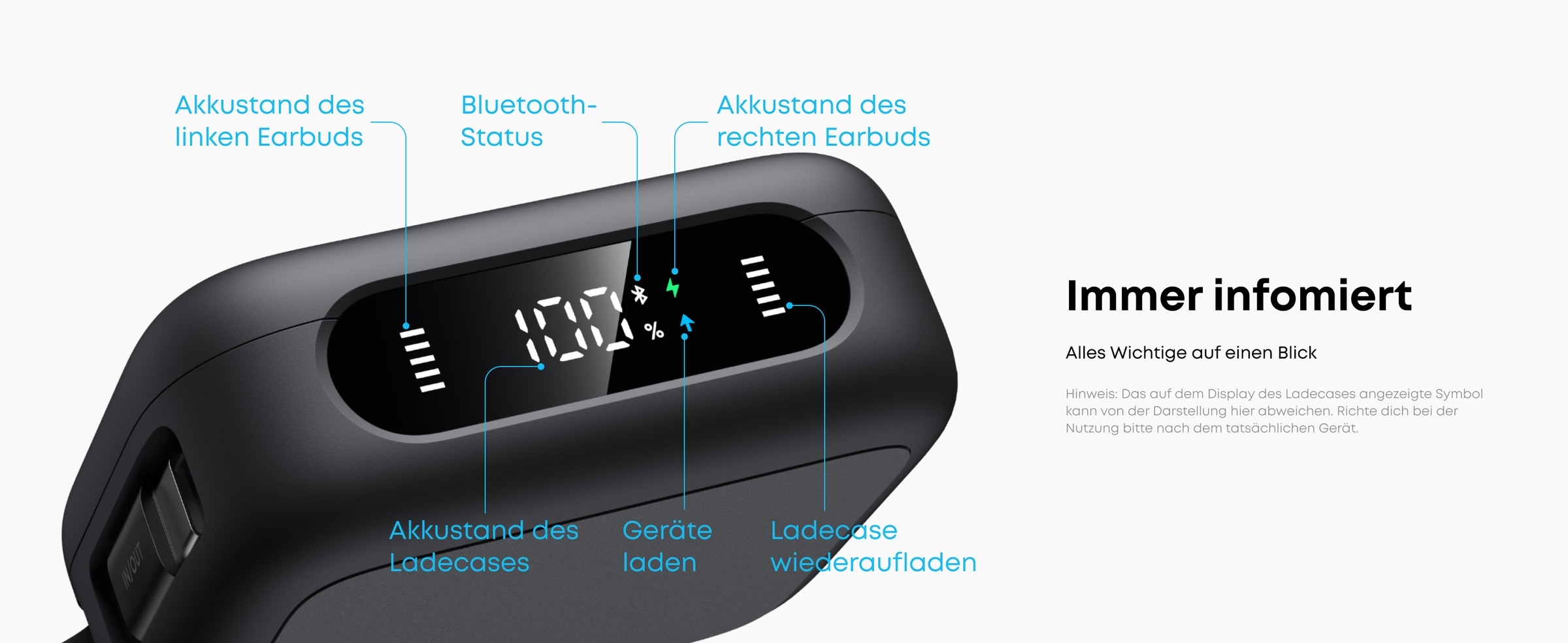 Anker wireless In-Ear-Kopfhörer »soundcore P41i« Bluetooth Active Noise Cancelling (ANC)