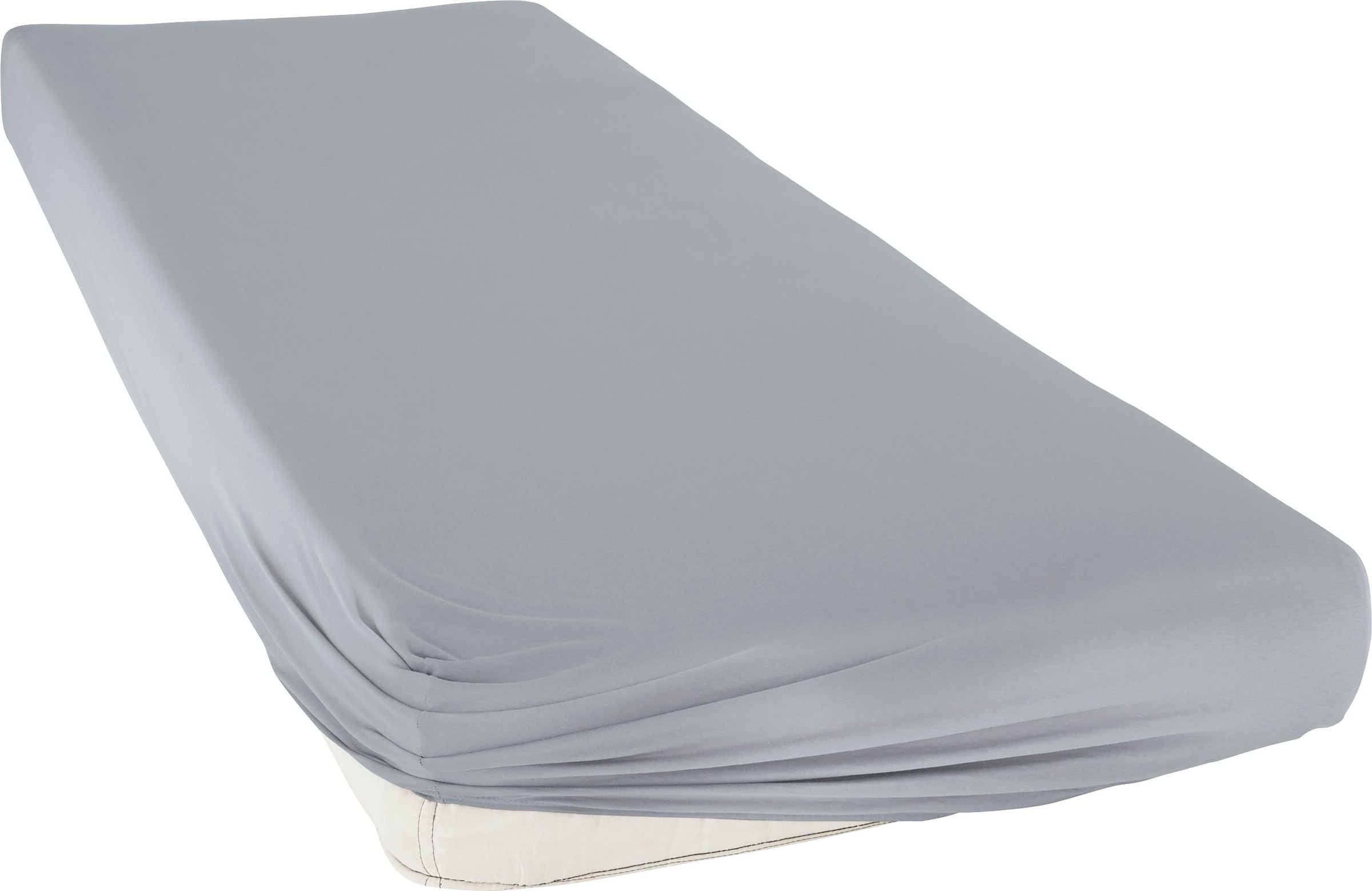 bellana Spannbettlaken "bellana Aqua mit Elasthan, 160 g/m²" Spannbetttuch für Matratzen bis 35cm Höhe, bügelfrei, faltenfrei