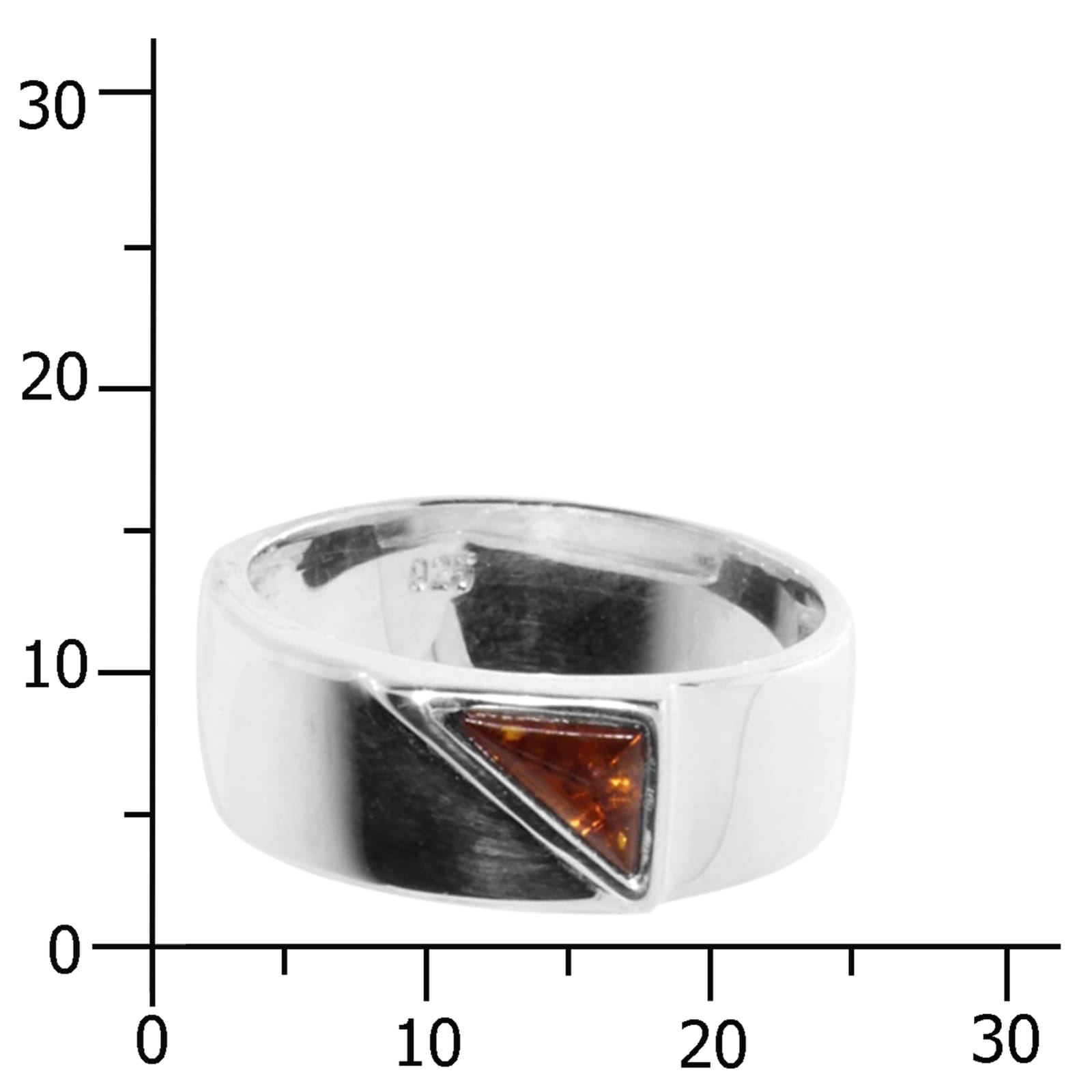 OSTSEE-SCHMUCK Fingerring »- Karla - Silber 925/000 - Bernstein«