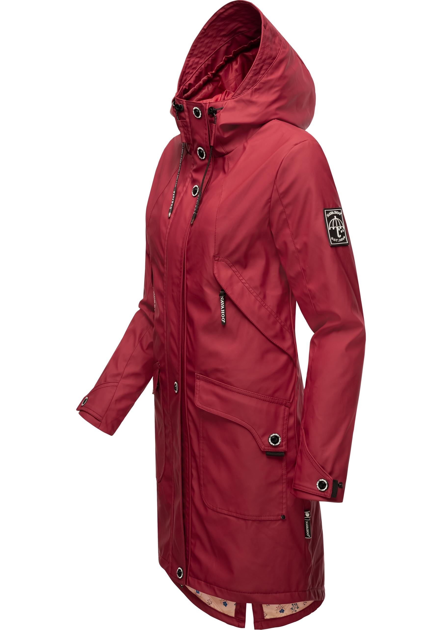Navahoo Outdoorjacke "Schötchen", mit Kapuze, moderner Regenmantel mit Kapu günstig online kaufen