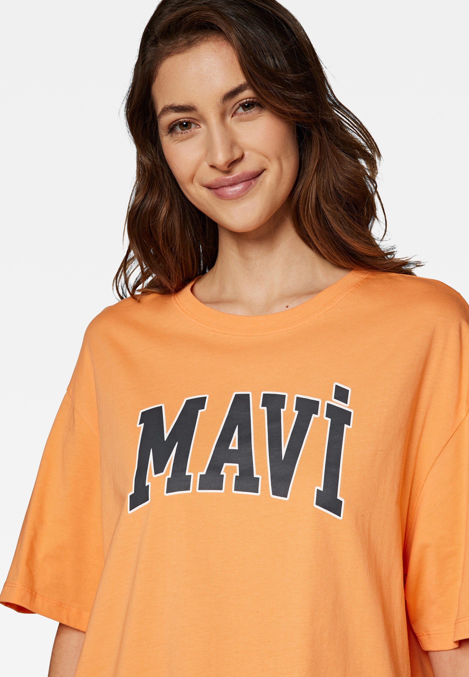 Mavi T-Shirt »MAVI PRINTED TEE«, Oversize T-Shirt Mit Mavi Print
