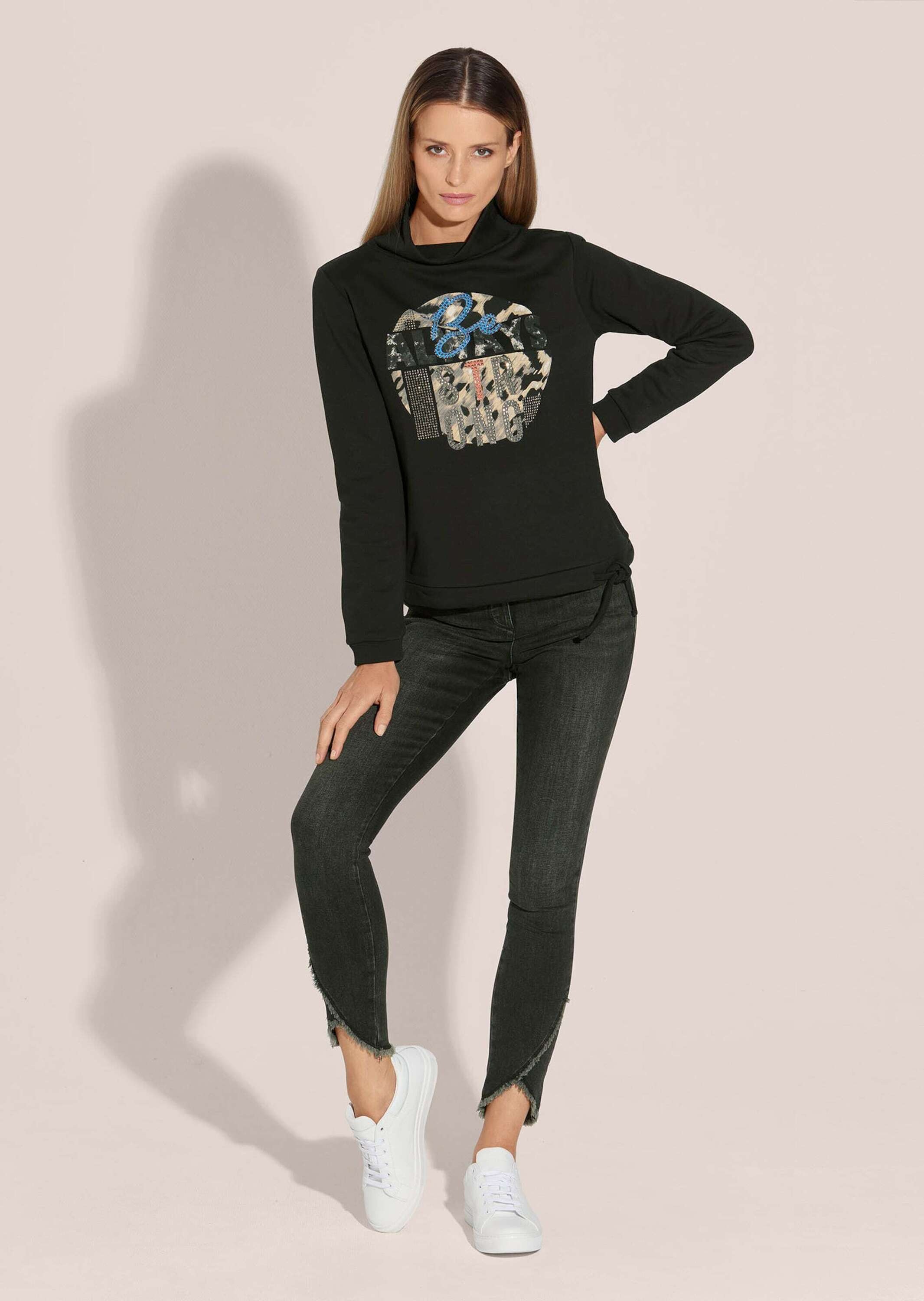 MADELEINE Langarmshirt "Sweatshirt mit PRIVACY-Logo-Print Bedrucktes Sweats günstig online kaufen