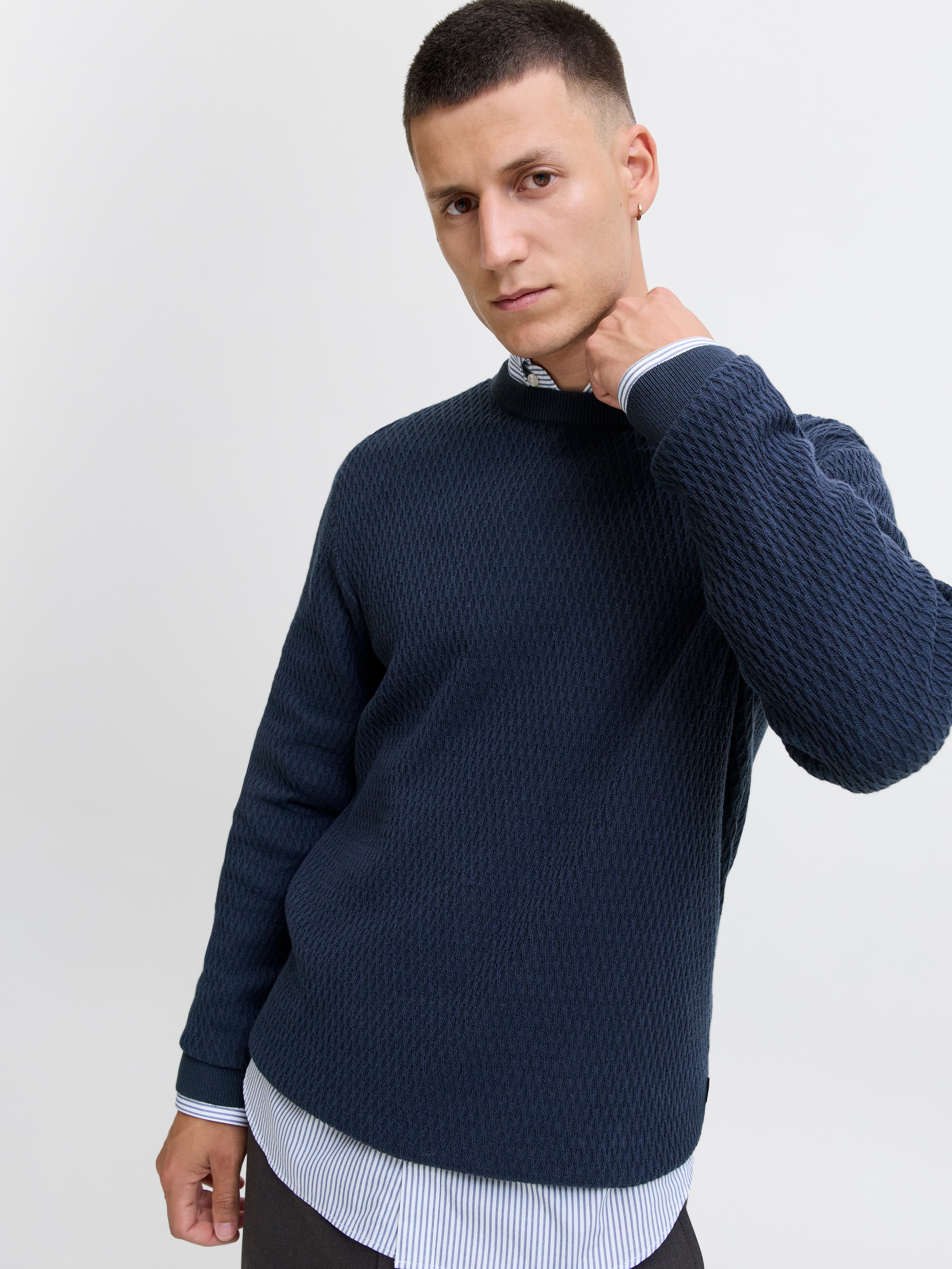 Jack & Jones Strickpullover "JPRBLAREAGAN KNIT CREW NECK" günstig online kaufen