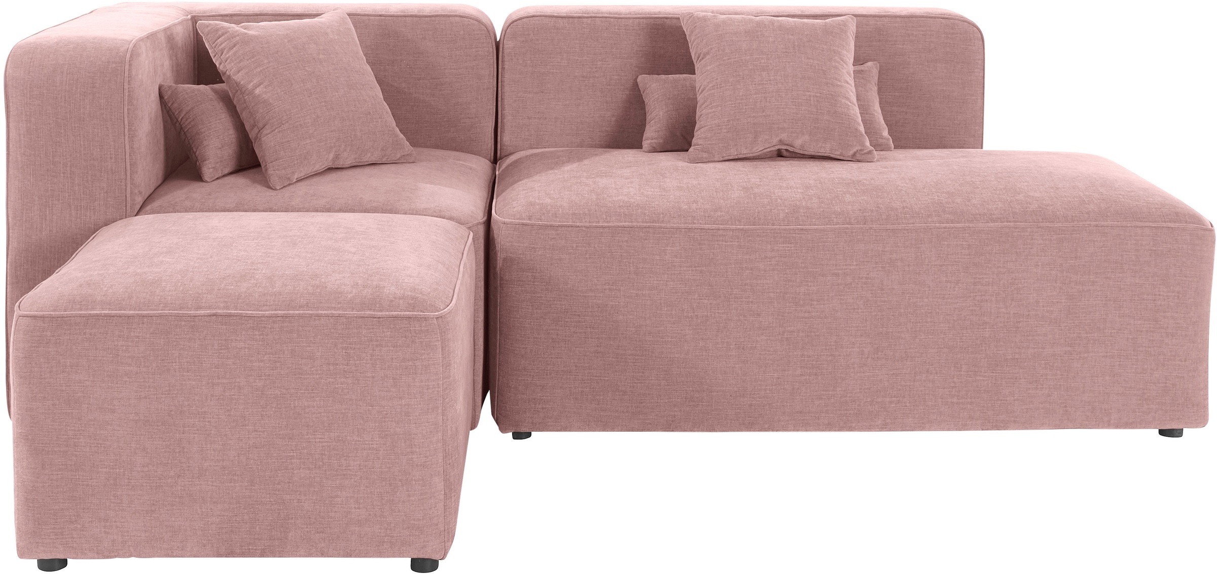 Home affaire Ecksofa "Sundstrup L-Form" Modulserie, individuelle Zusammenst günstig online kaufen