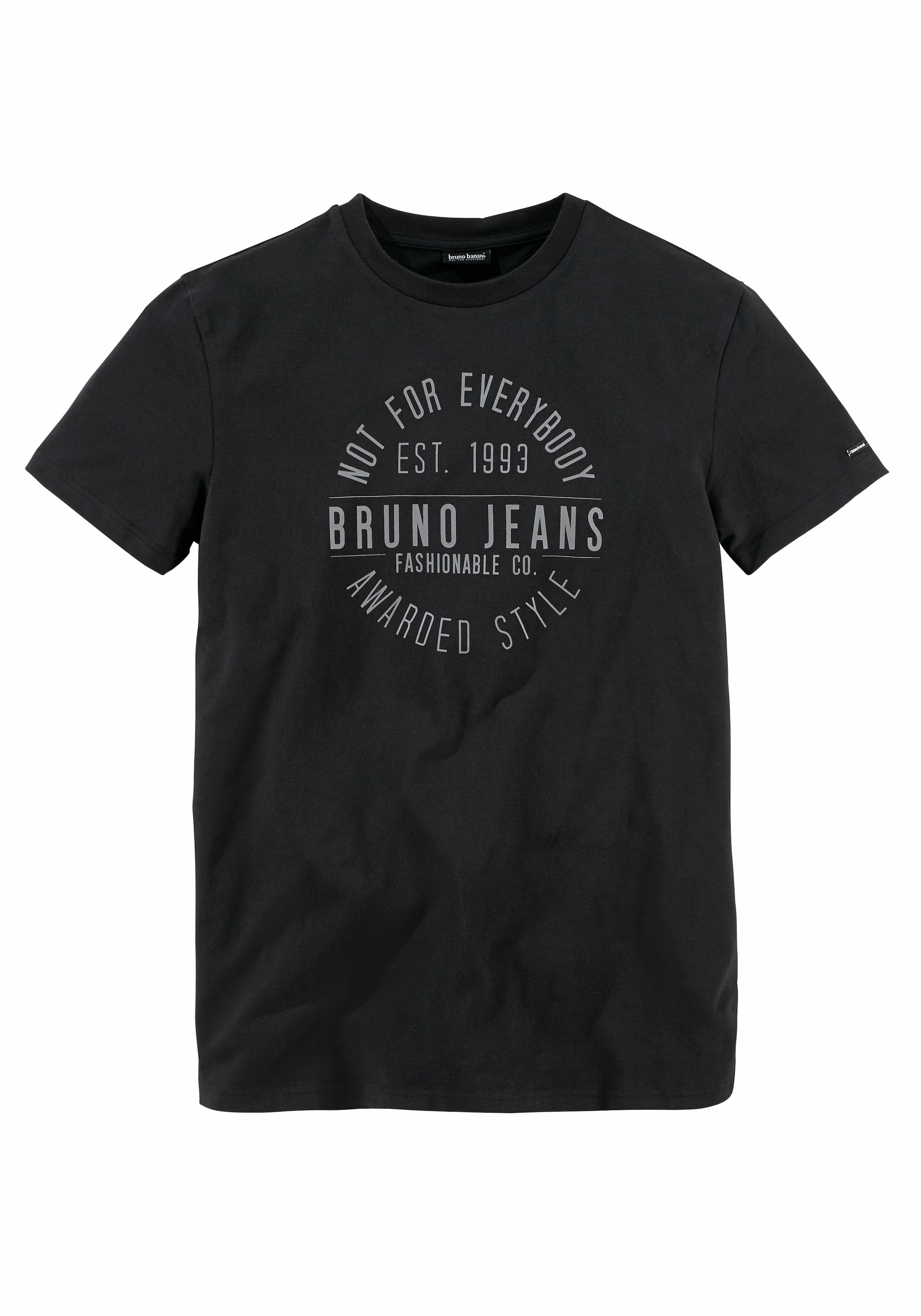 Bruno Banani T-Shirt, | ▷ kaufen BAUR Markenprint mit