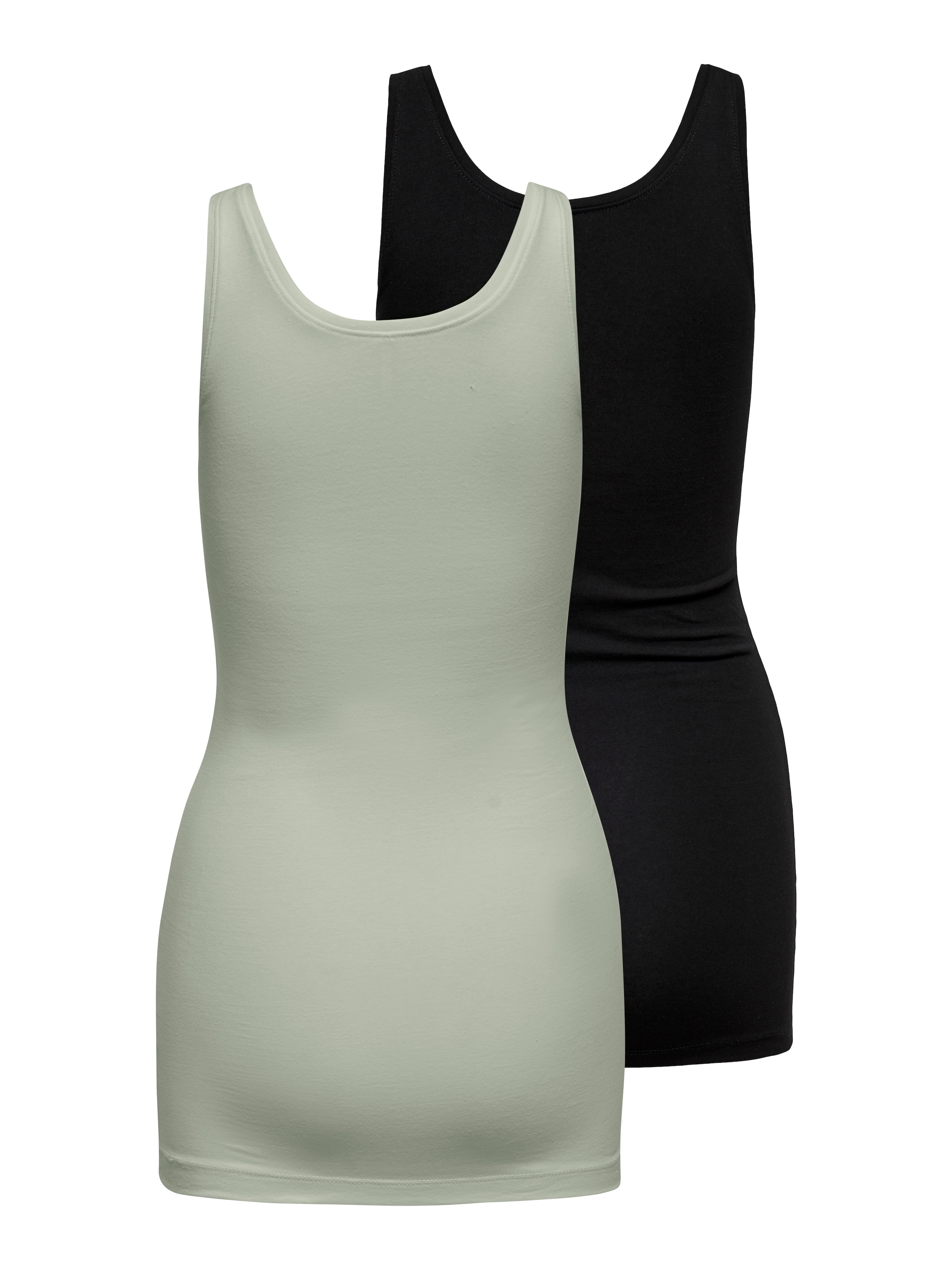 ONLY Tanktop »ONLLIVE LOVE NEW LONG TT 2PACK NOOS«, (Packung, 2er-Pack)
