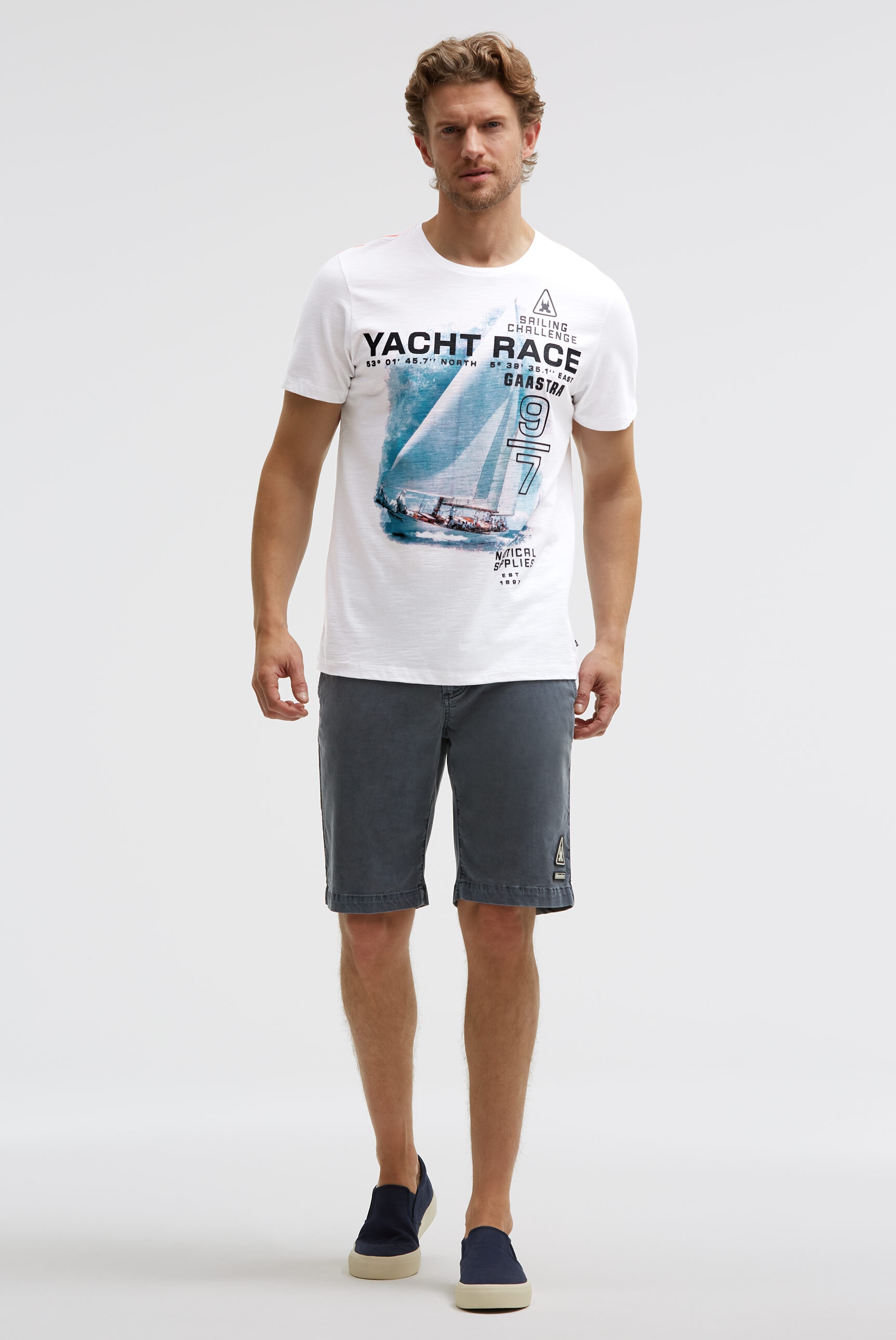 Gaastra Rundhalsshirt mit Baumwolle
