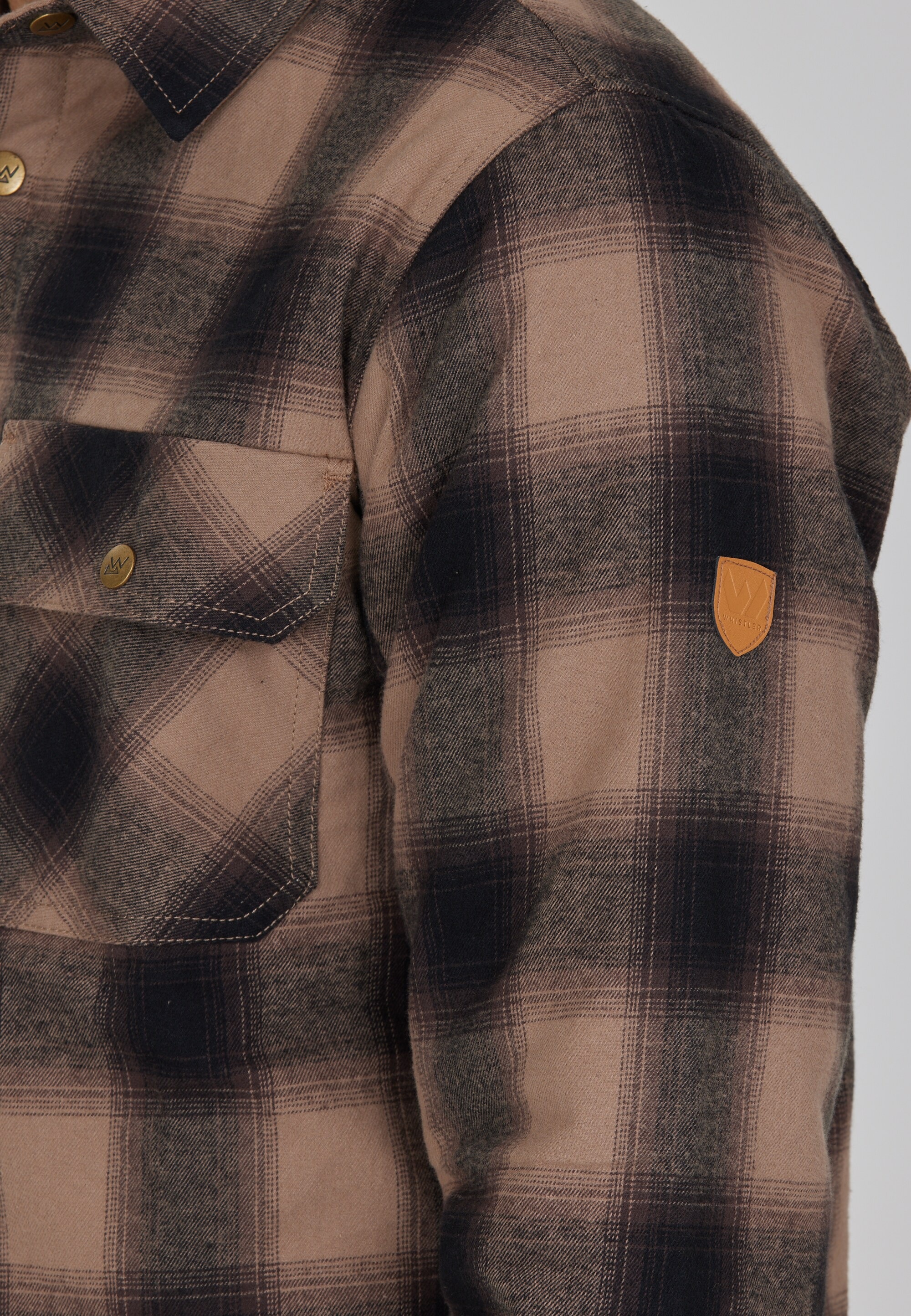 WHISTLER Fleeceshirt »Quilted«, mit aufgesetzten Brusttaschen