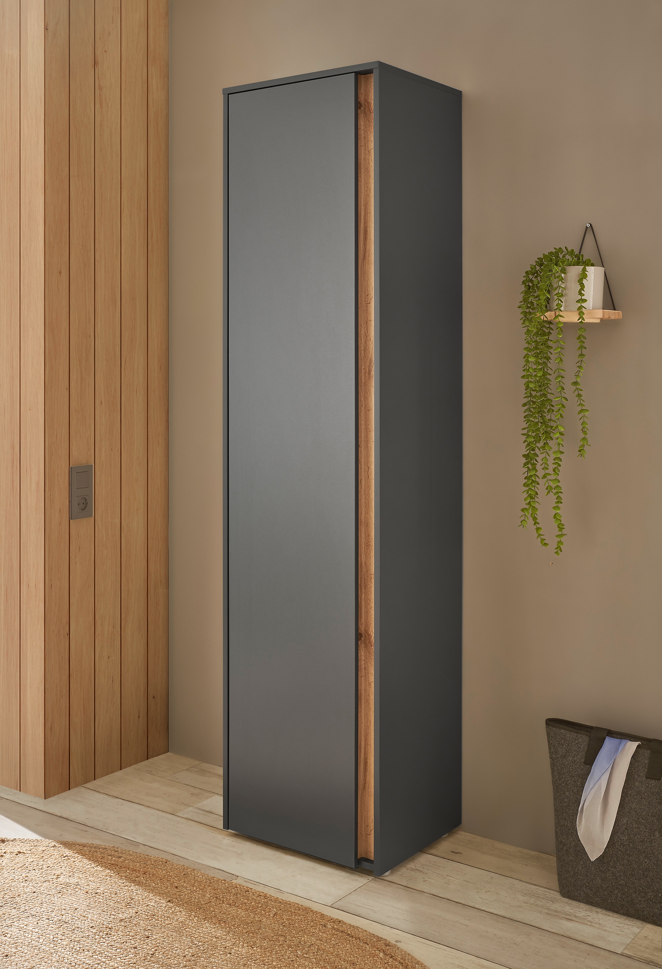 Home affaire "GiRON/CiTY, moderner Schrank, Schuhschrank mit Stauraum" 10 Fächer, modernes Design, Tür beidseitig montierbar, 50 cm breit