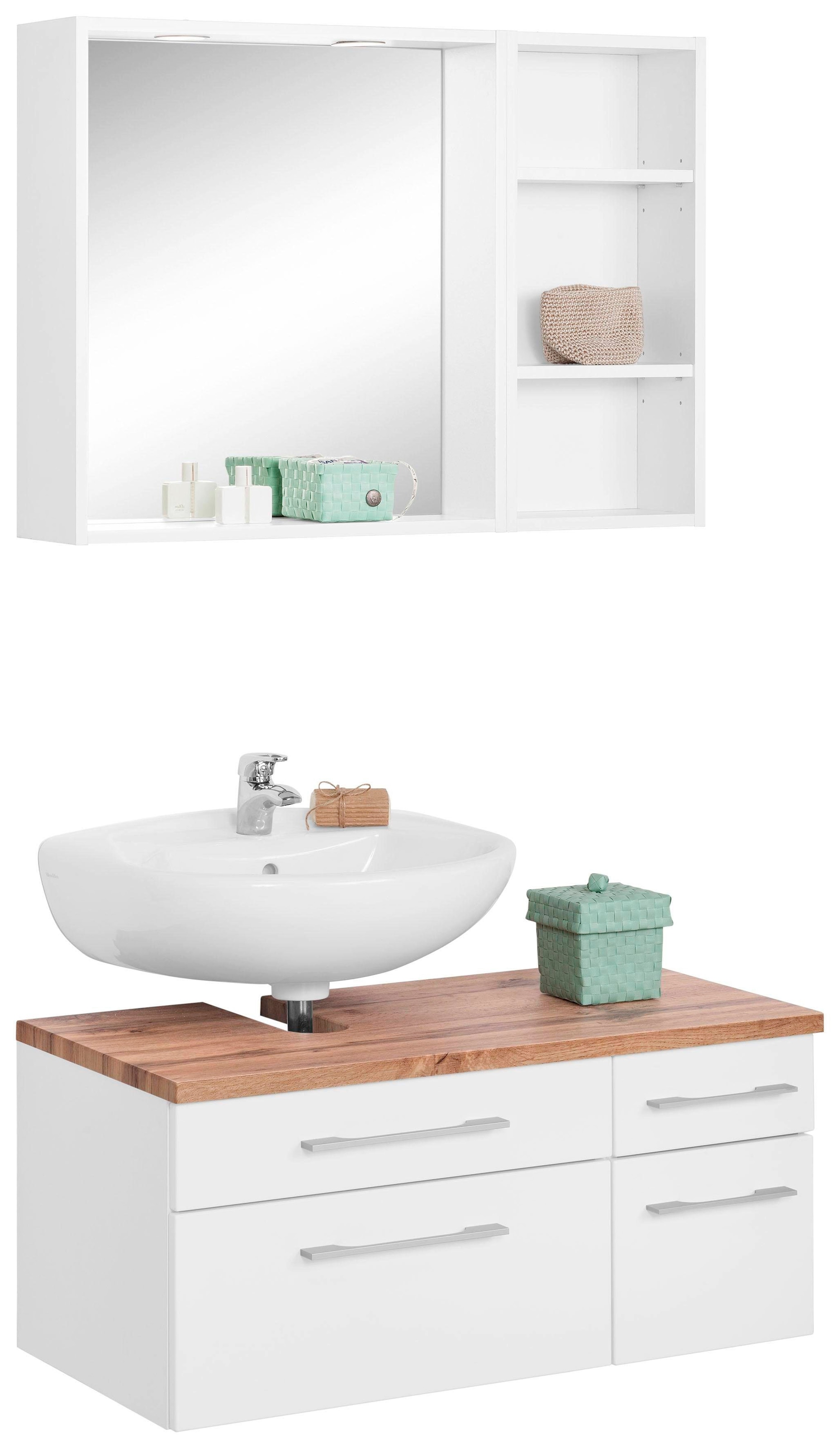 welltime Badmöbel-Set "Davos" 3 Stk. tlg. günstig online kaufen