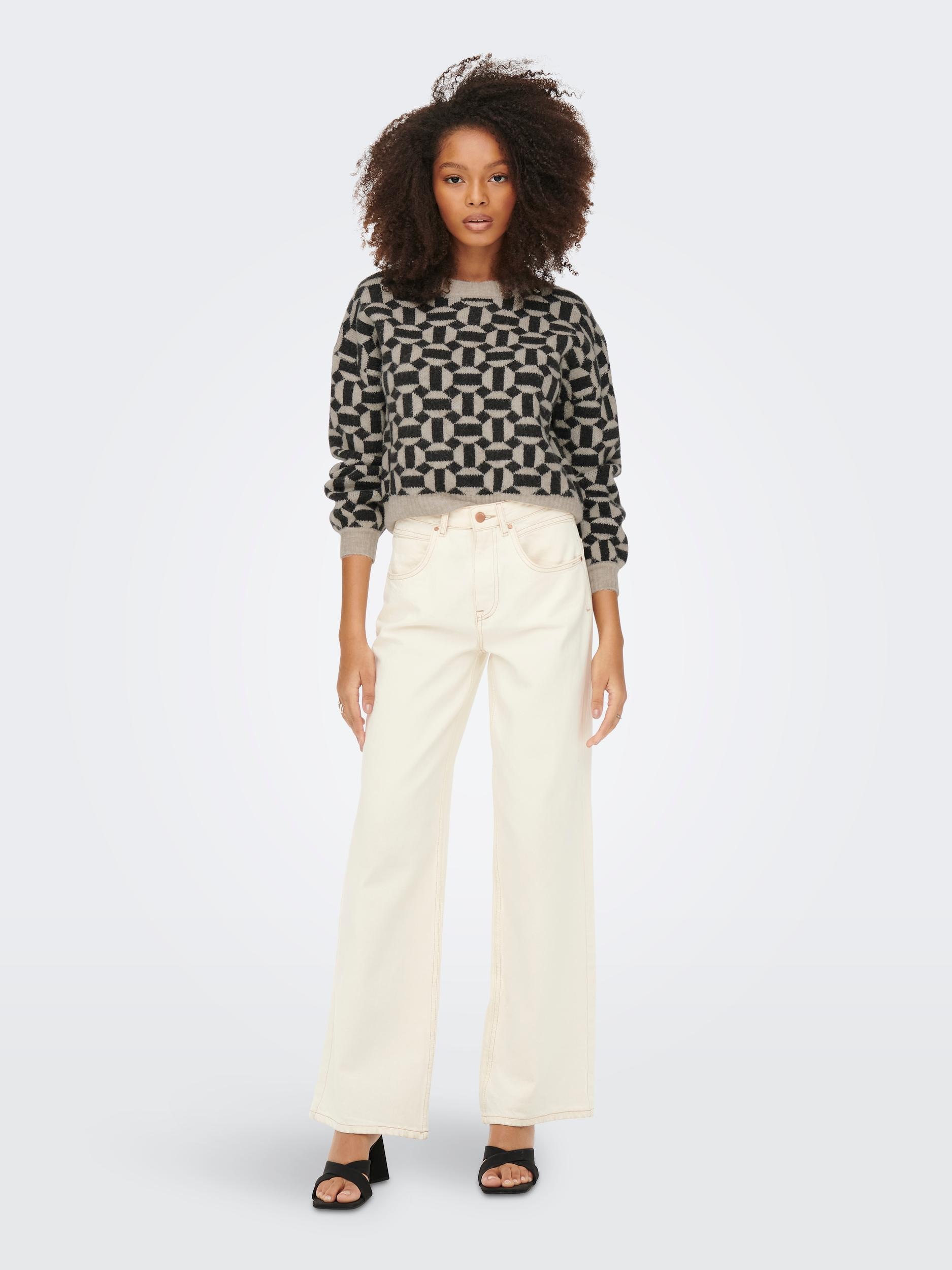 Thumbnail - ONLY Rundhalspullover "ONLGEO LIFE L/S PULLOVER KNT"