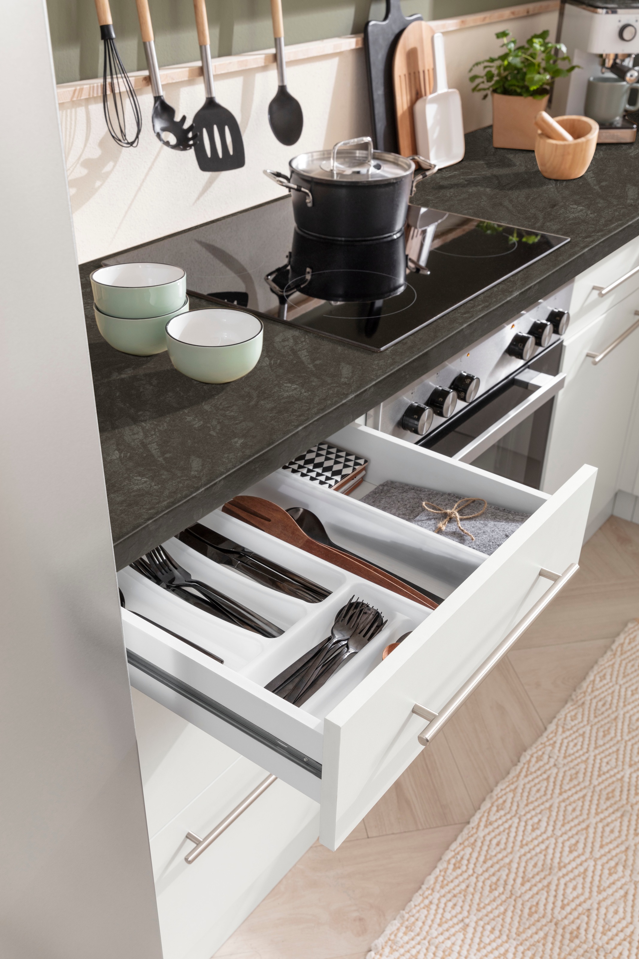 wiho Küchen Winkelküche Stellbreite cm »Unna«, E-Geräten, mit x | 170 BAUR 220 bestellen