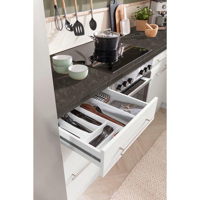 wiho Küchen Winkelküche »Unna«, mit E-Geräten, Stellbreite 220 x 170 cm  bestellen | BAUR