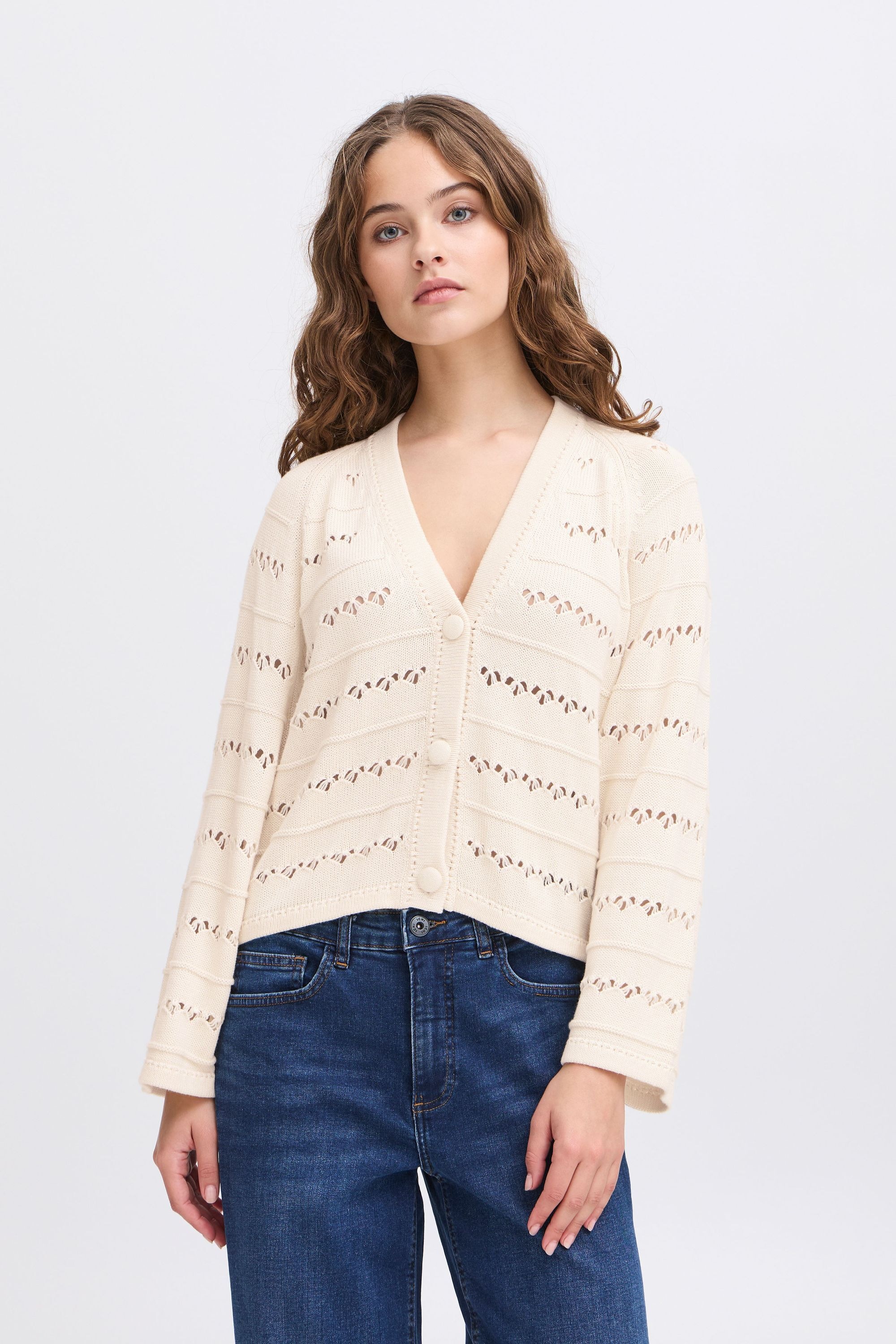 Ichi Strickjacke »Strickjacke IHLALUHA«