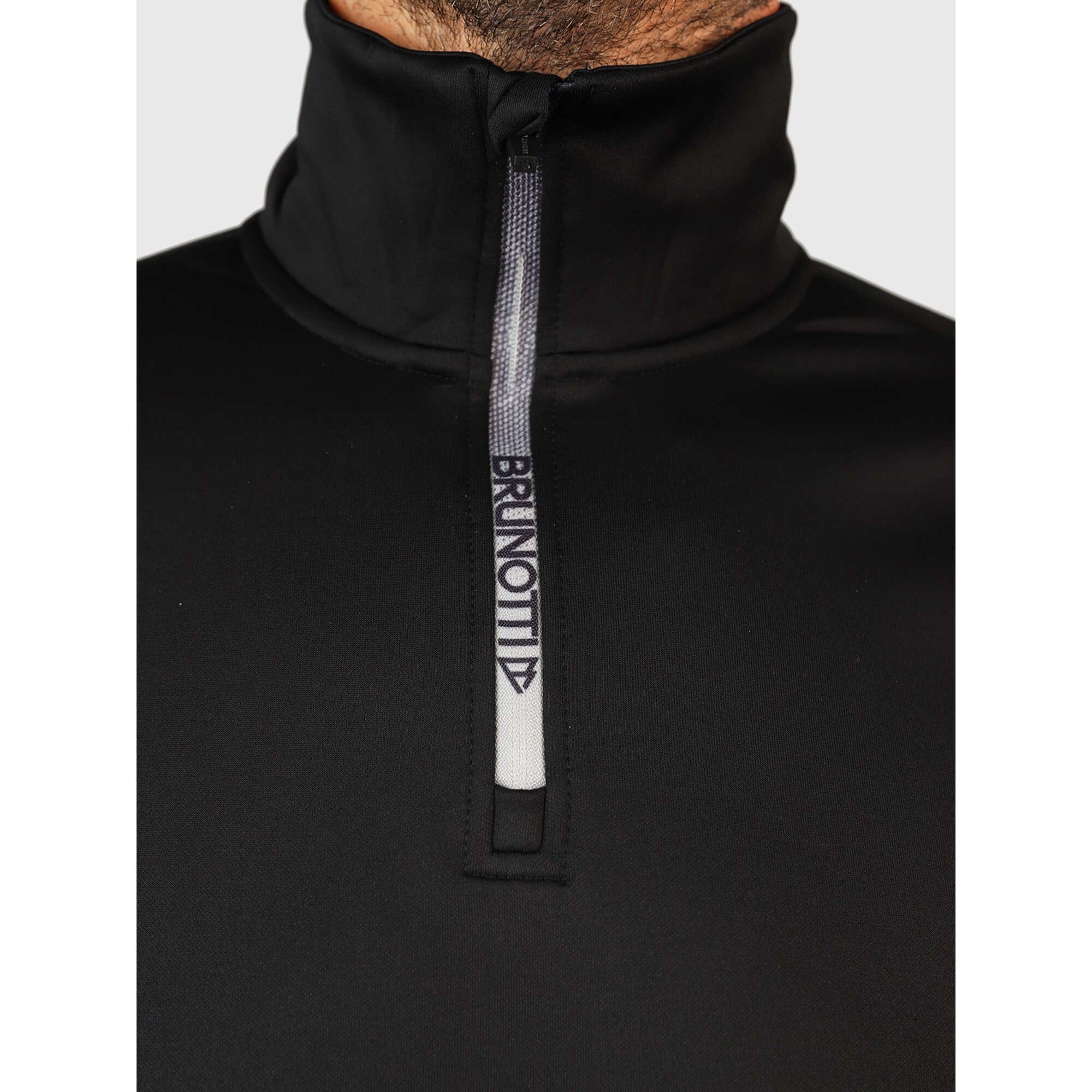 Brunotti Fleecepullover »Heros Men Fleece«, mit Badge-Applikation, aus Trikotfleece, atmungsaktiv, wasserabweisend
