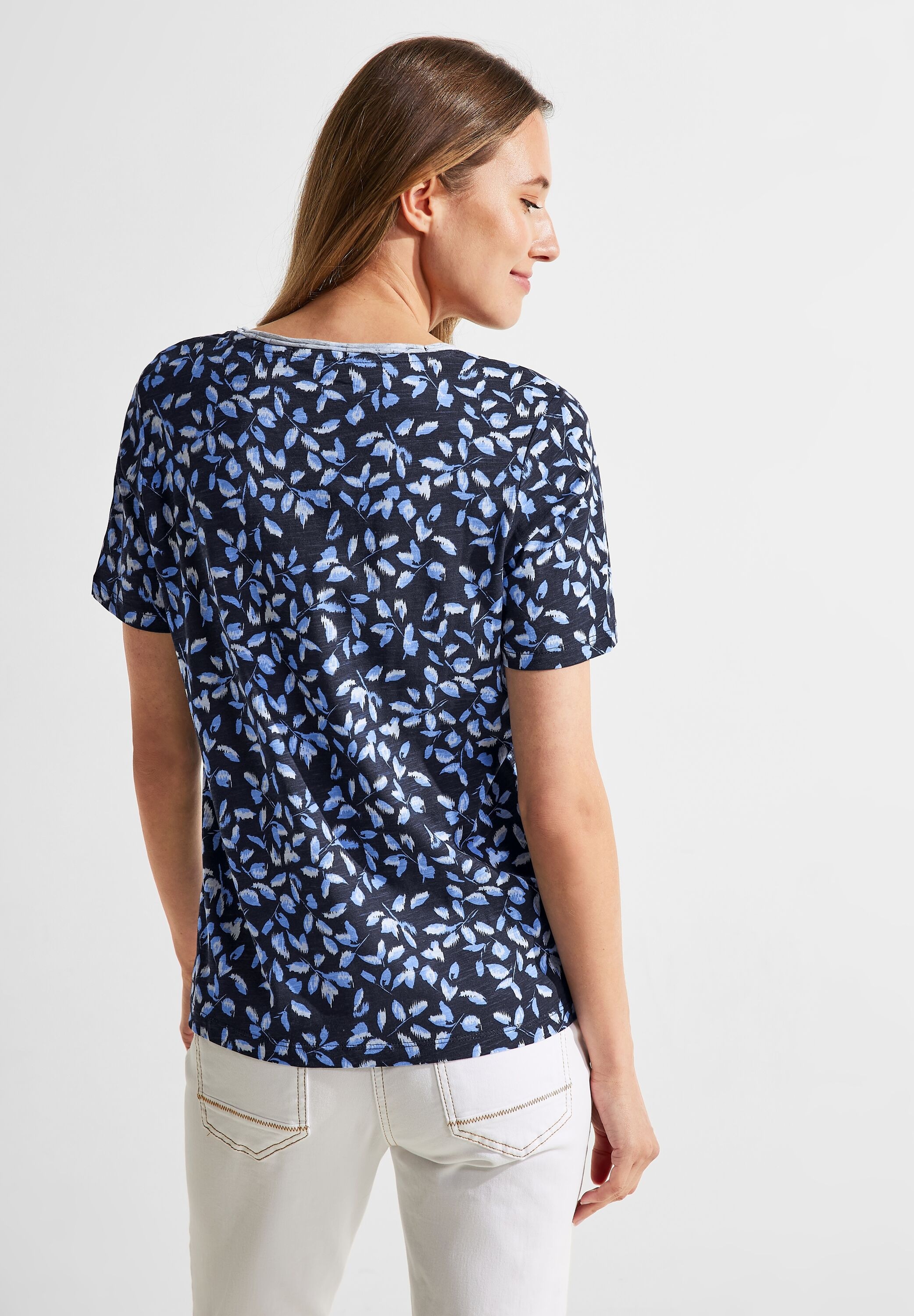Cecil T-Shirt, mit V-Ausschnitt für BAUR | bestellen
