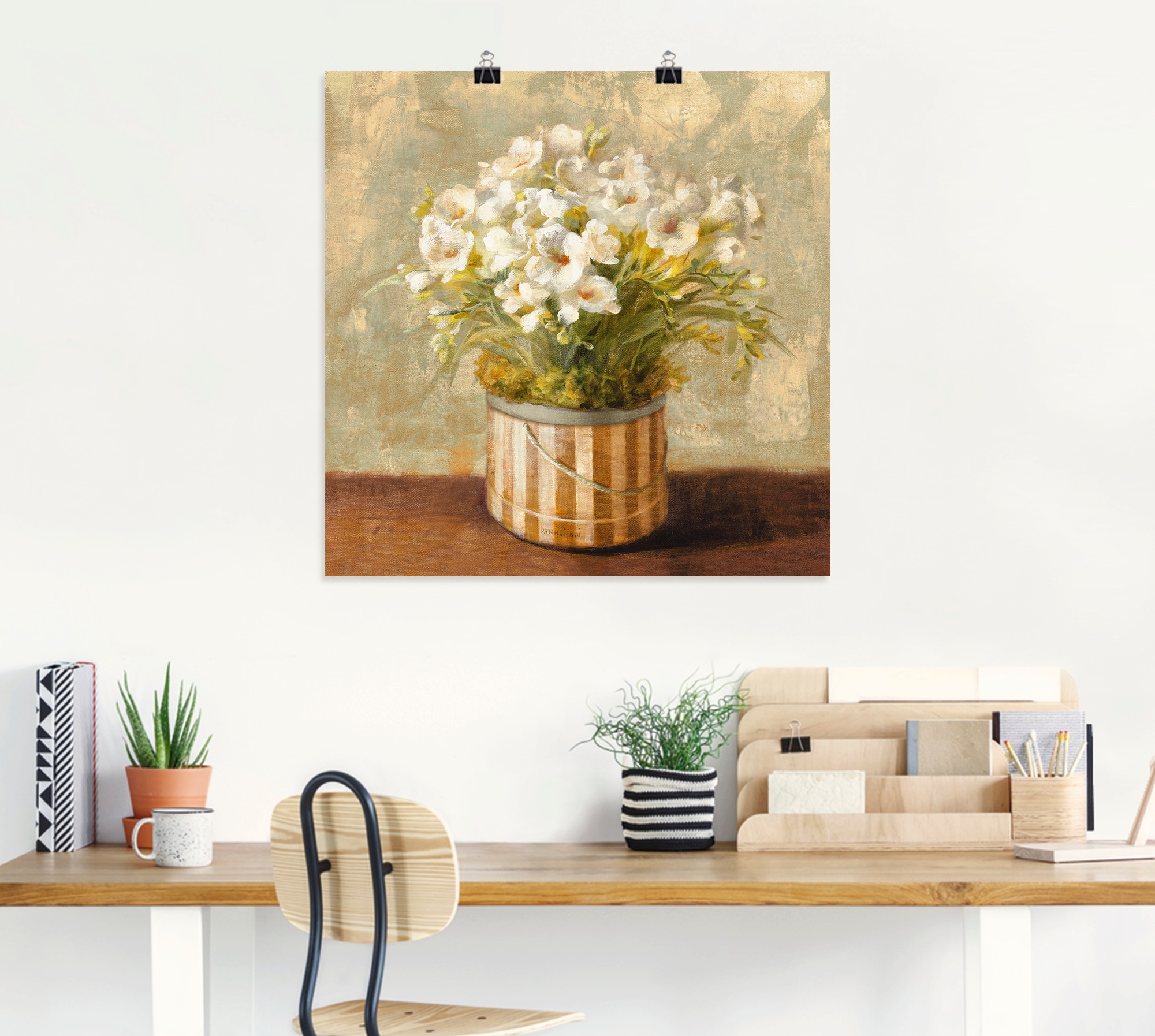 Artland Wandbild »Fresien«, Blumen, (1 St.), als Leinwandbild, Poster in verschied. Größen