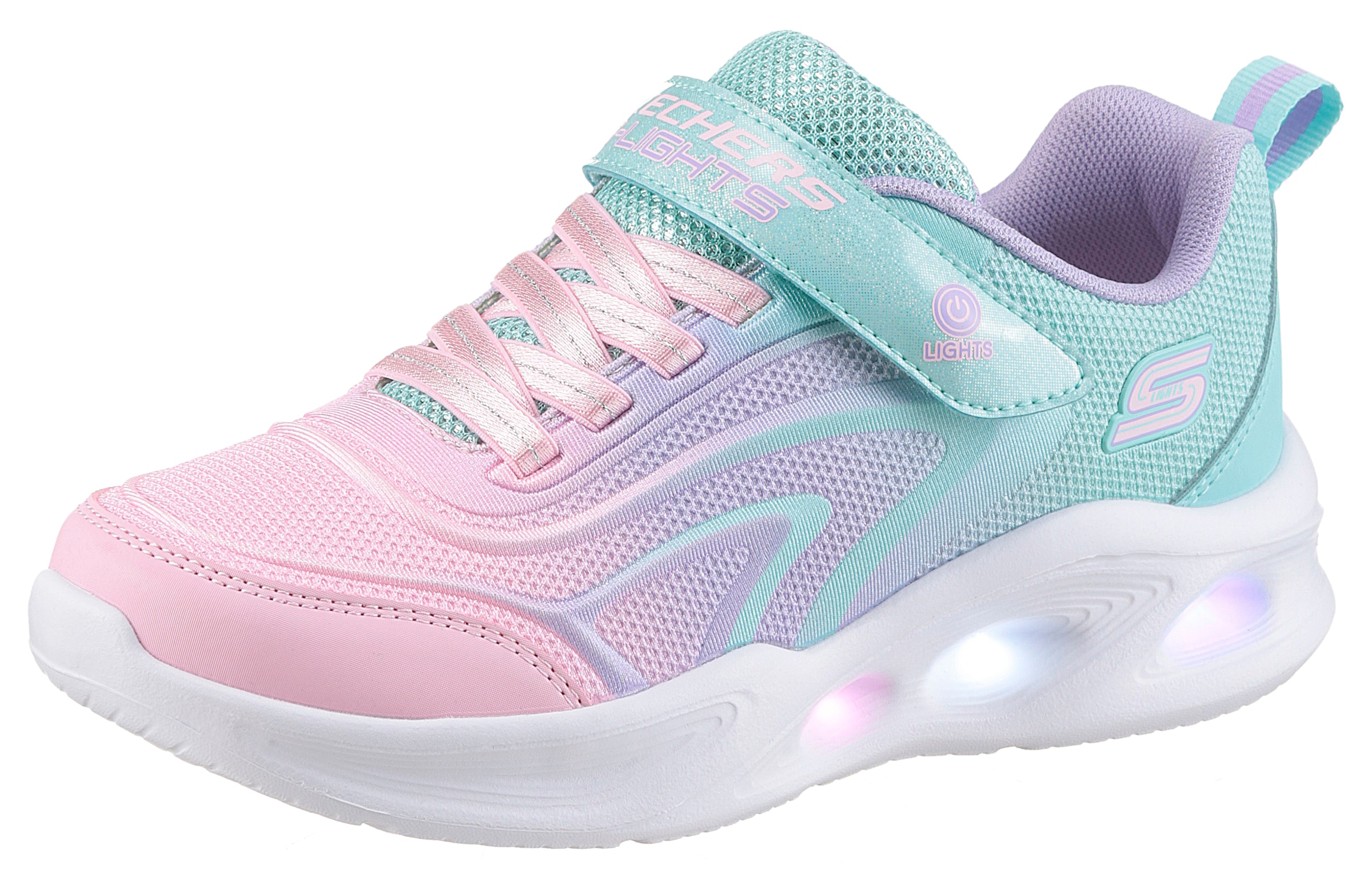 Skechers Sneaker "SKECHERS SOLA GLOW" Freizeitschuh mit Klettverschluss, Gr günstig online kaufen