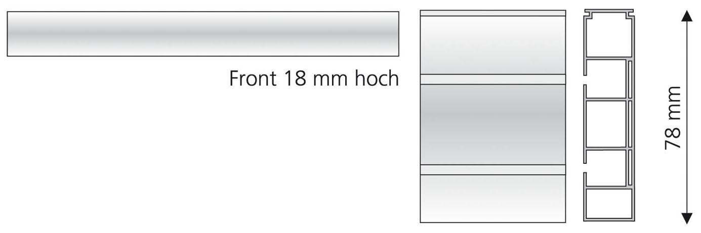 Liedeco Gardinenstange 2 läufig-läufig Fixmaß günstig online kaufen
