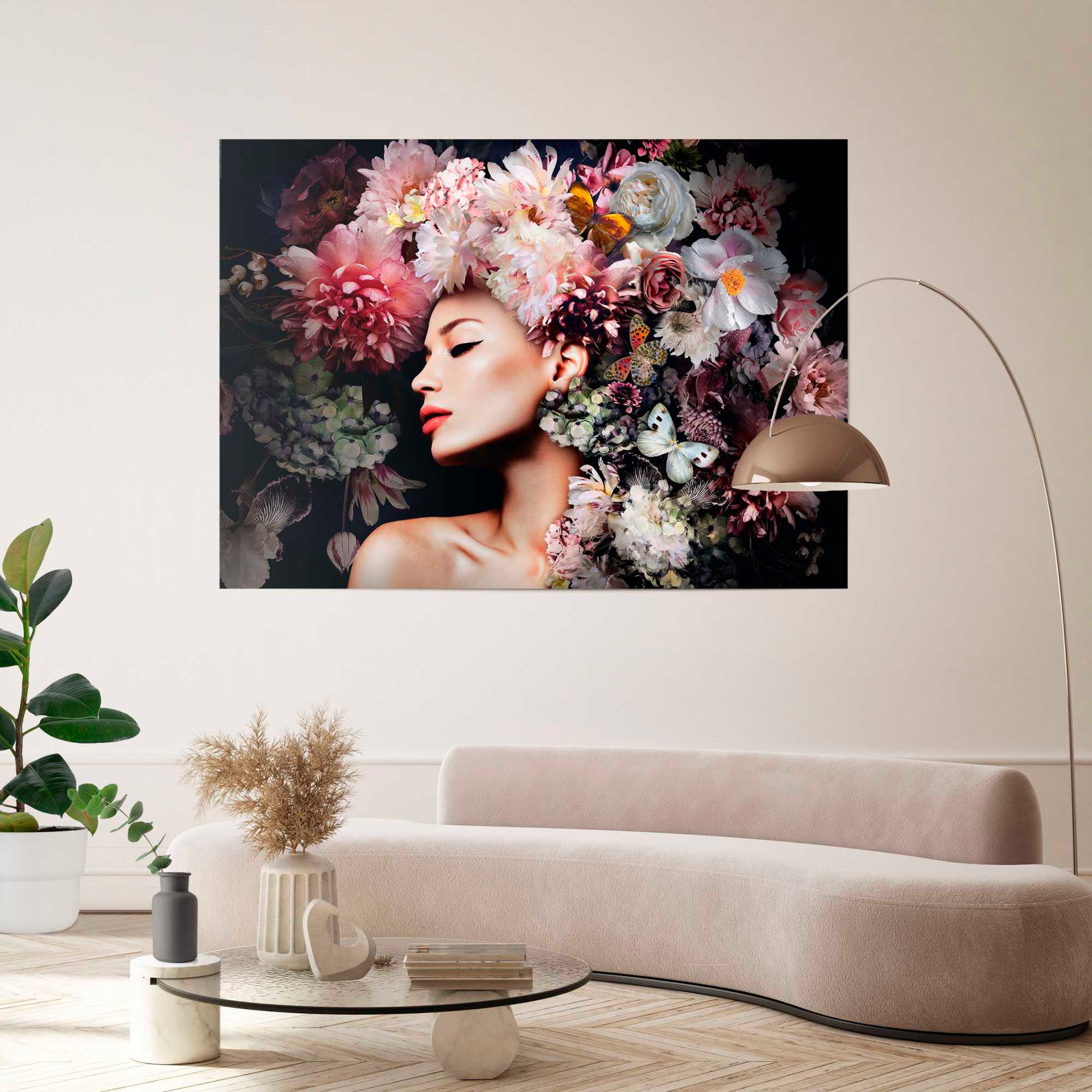 Reinders Poster "Frau mit Blumenhut" günstig online kaufen