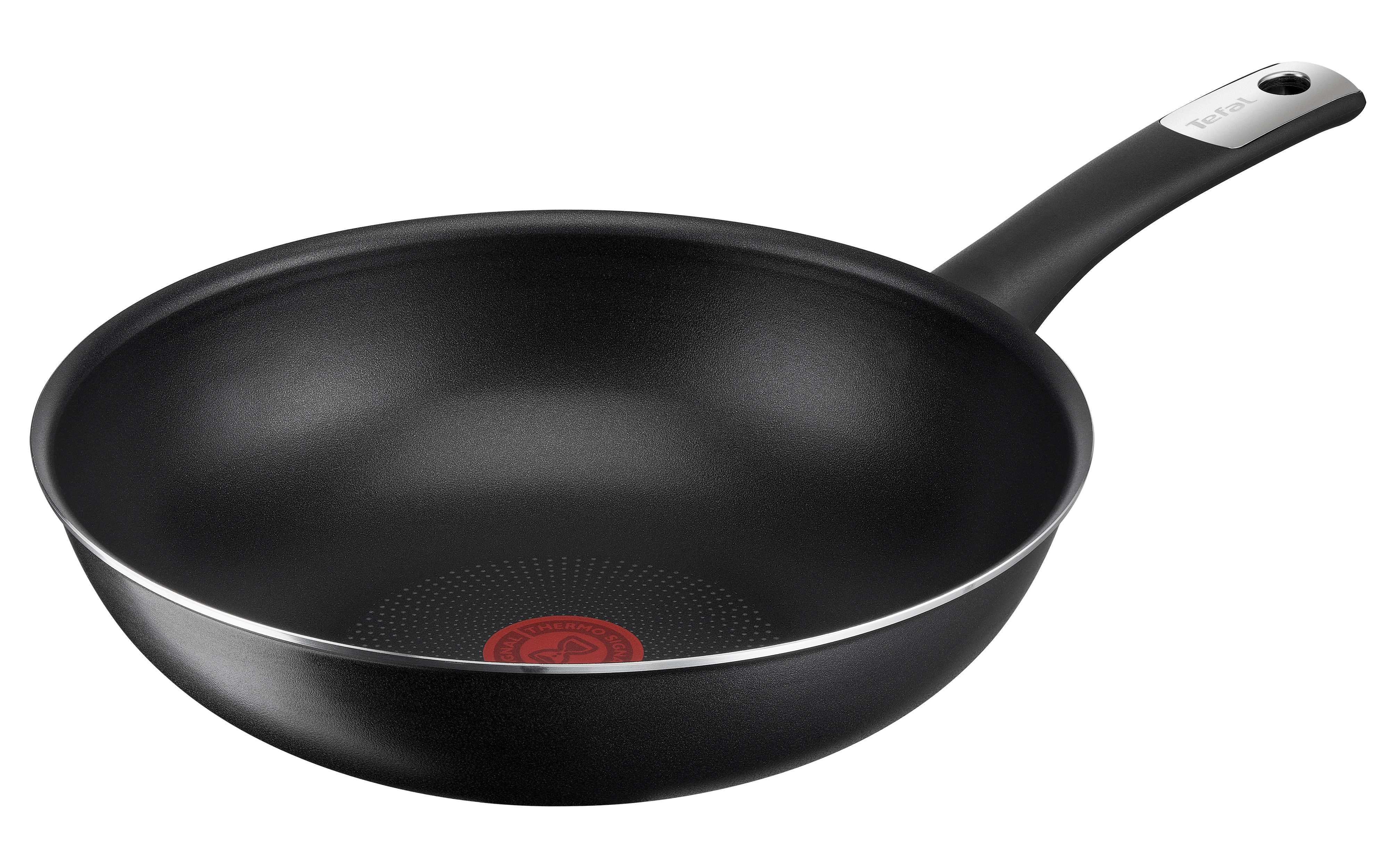 Tefal Bratpfanne "Hard Titanium Essential" Aluminium 1 Stk. tlg. 28 cm, Antihaftbeschichtung, Thermo-Signal, tiefe Form, made in France