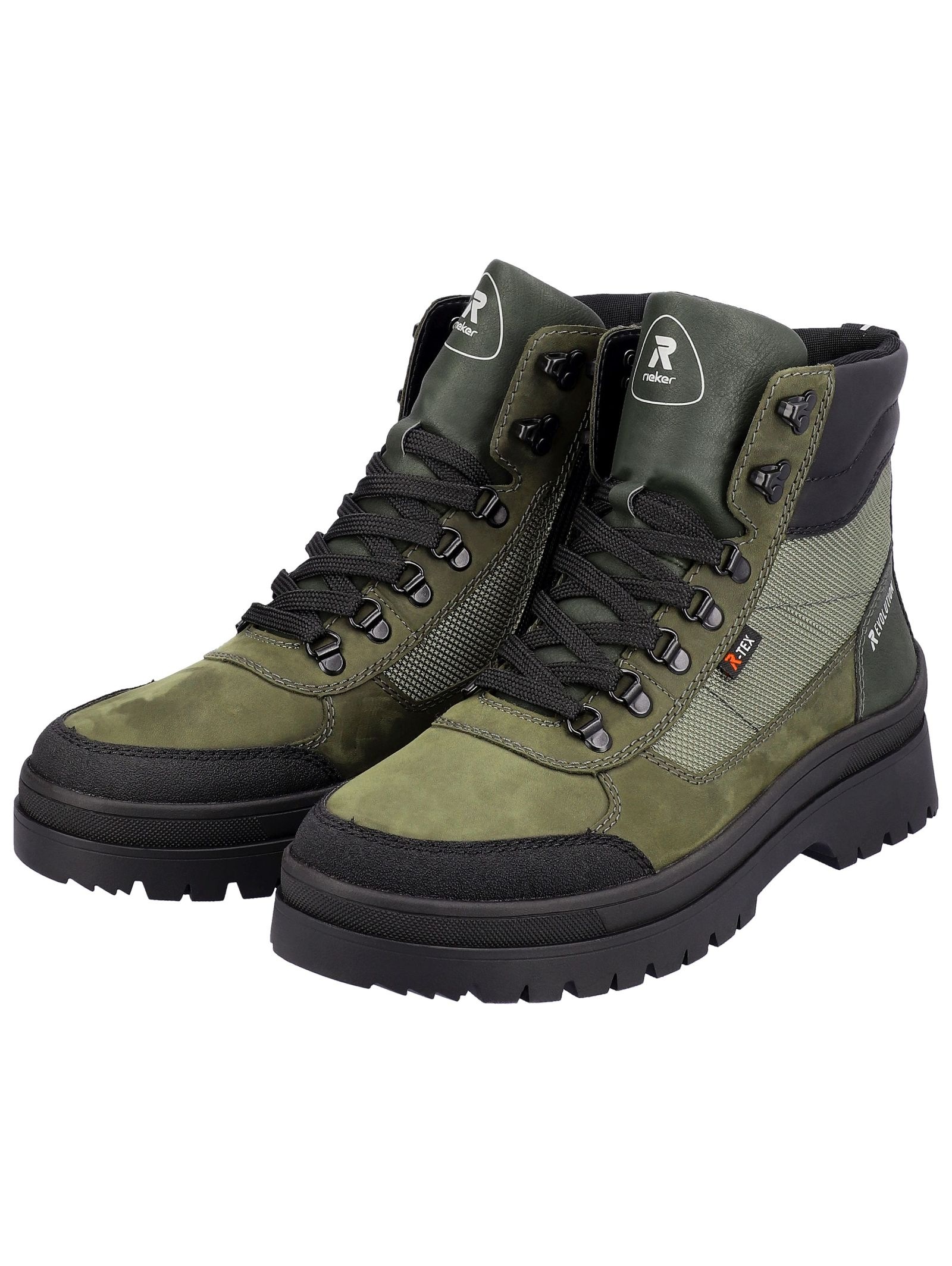 Rieker Schnürstiefelette »Rieker Stiefelette Leder/Textil«