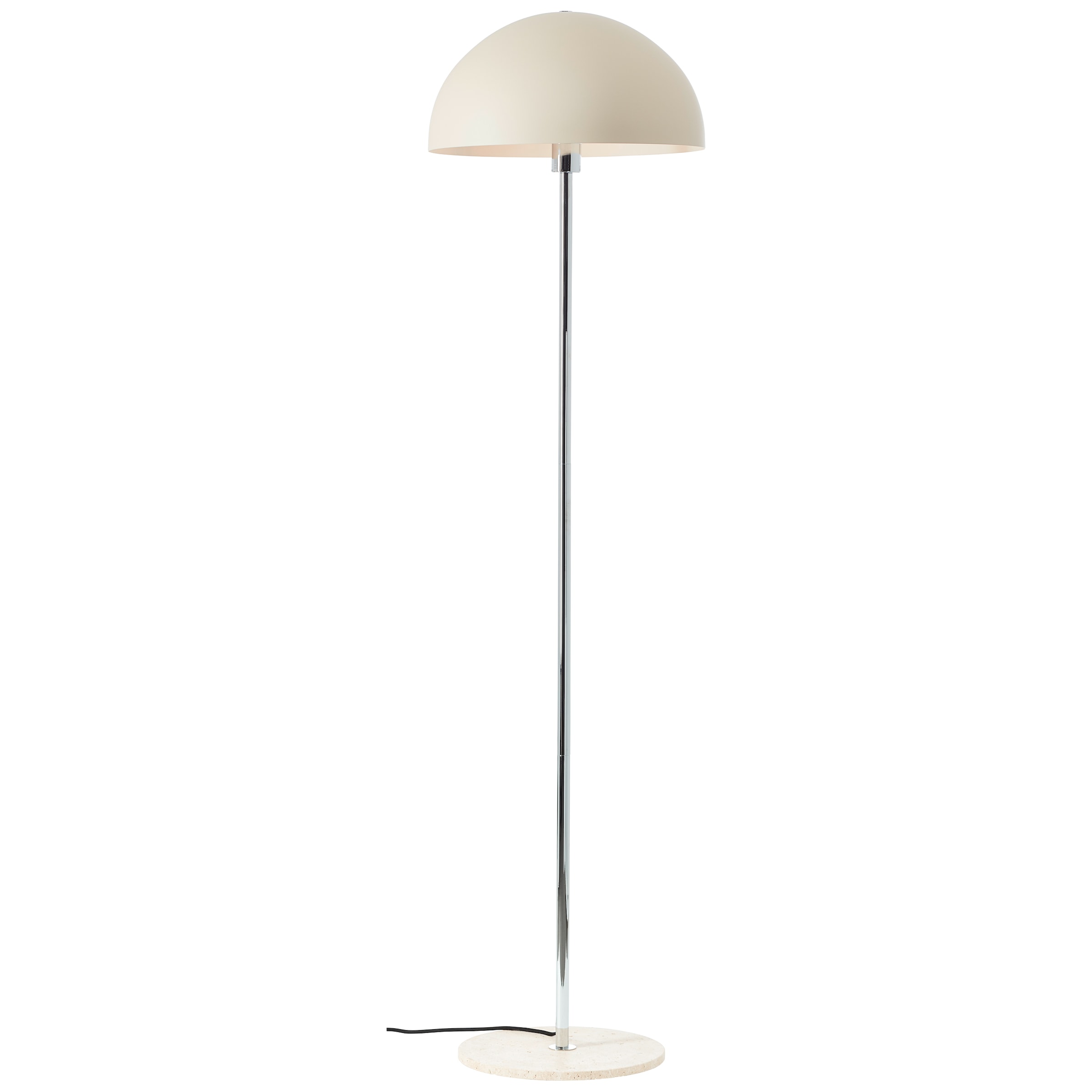LeGer Home by Lena Gercke Stehlampe »Linnea Pilz Lampe - Travertin Steinfuß«, 1 flammig, Pilzleuchte, Höhe 150cm